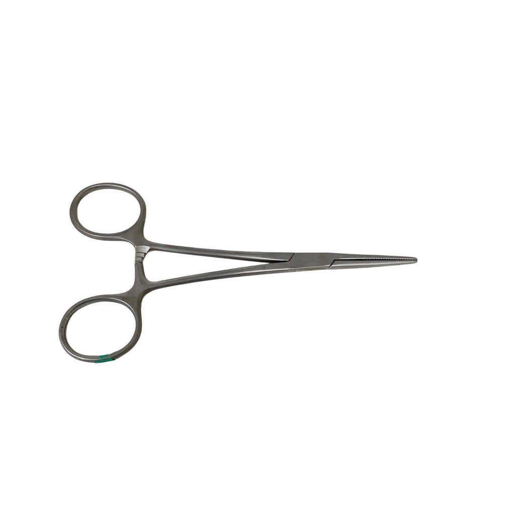 Aesculap Ref BH134R, Hemostatic Forceps, straight, 140 mm (5 1/2")
