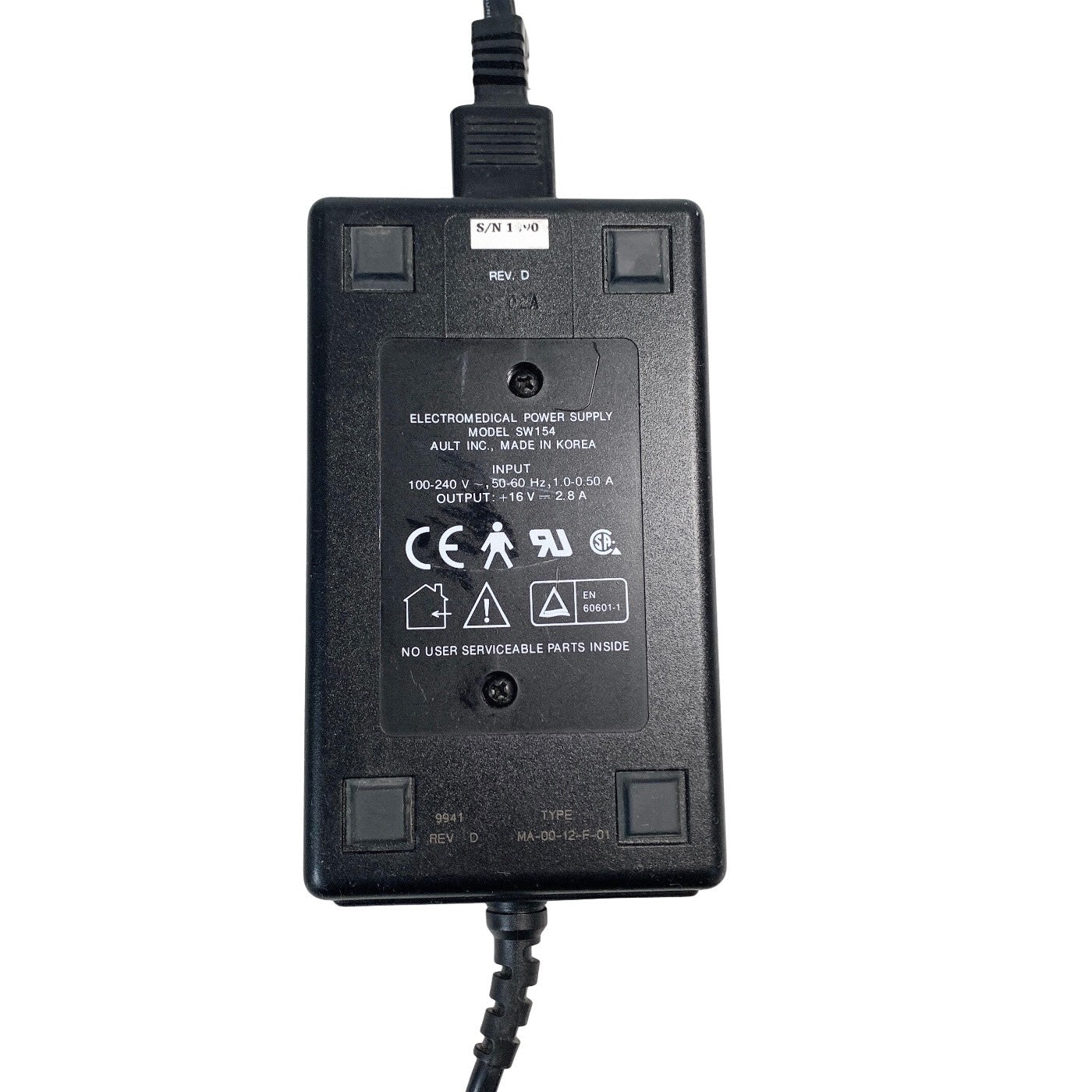 SPIROMETRICS REF 17002, SW154 MEDICAL POWER SUPPLY