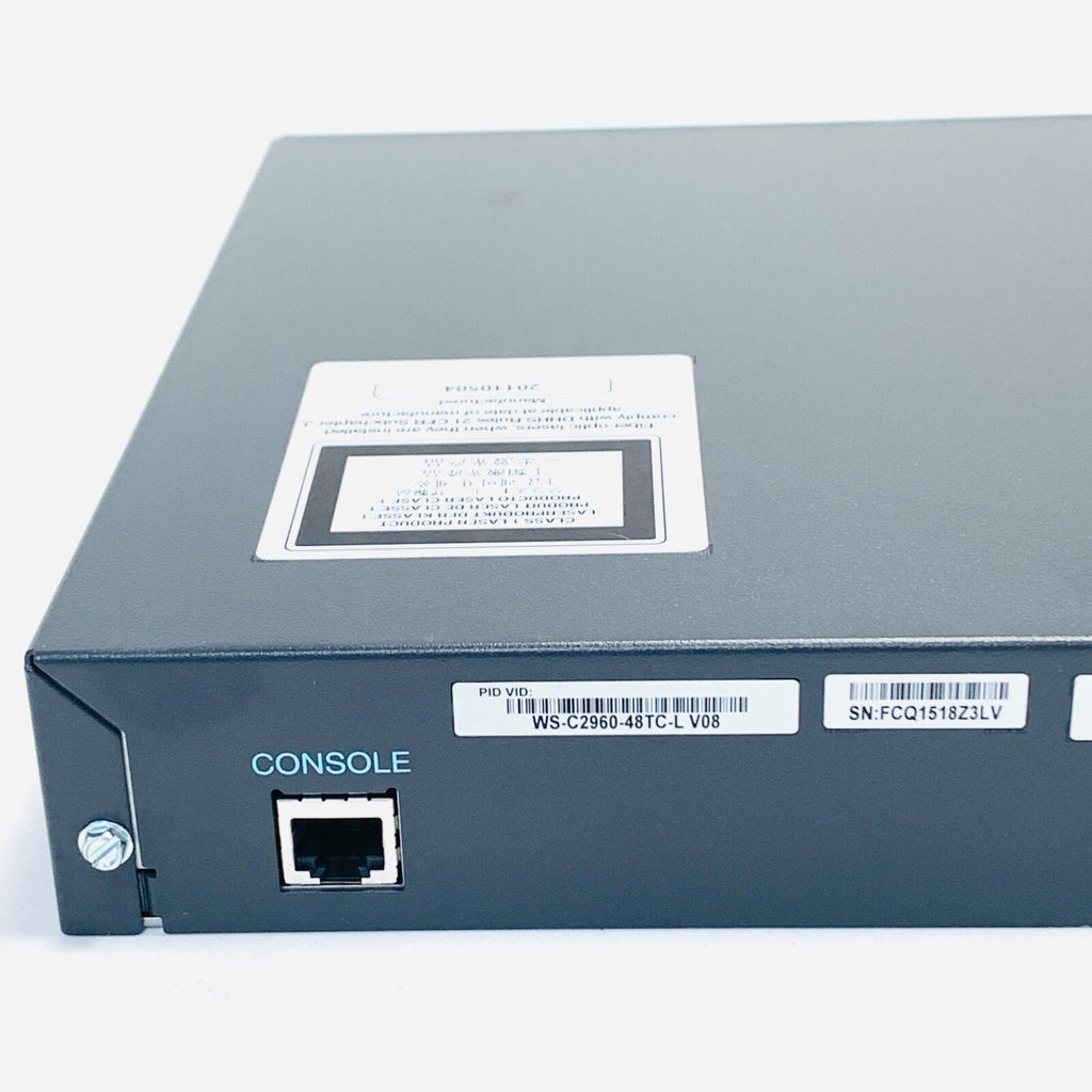 Cisco Systems REF WS-C2960-48TC-L, Catalyst 2960 Series 48 Port Switch