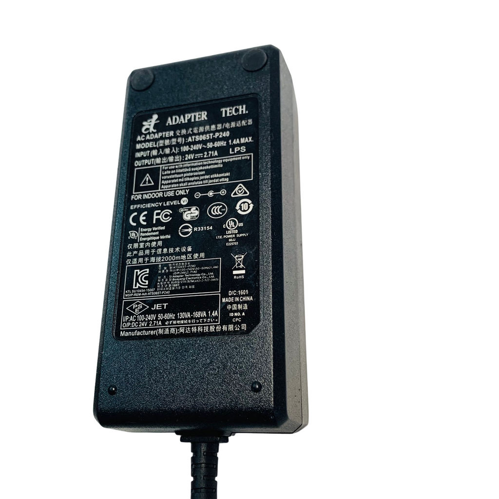 Adapter Tech REF ATS065T-P240 24V 2.71A 65W POWER SUPPLY FOR INTEGRA