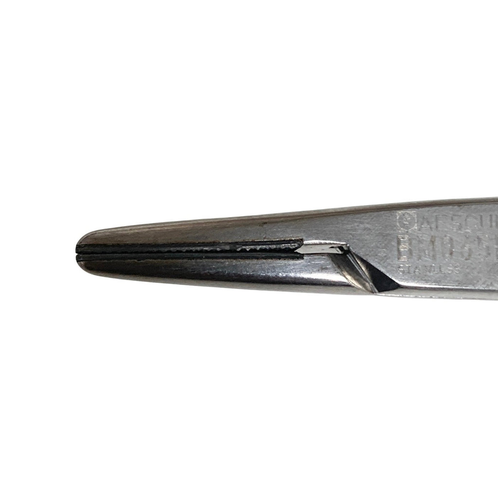 AESCULAP BM065R Mayo-Hegar Needle Holder, STR, TC INSERT , 150mm.