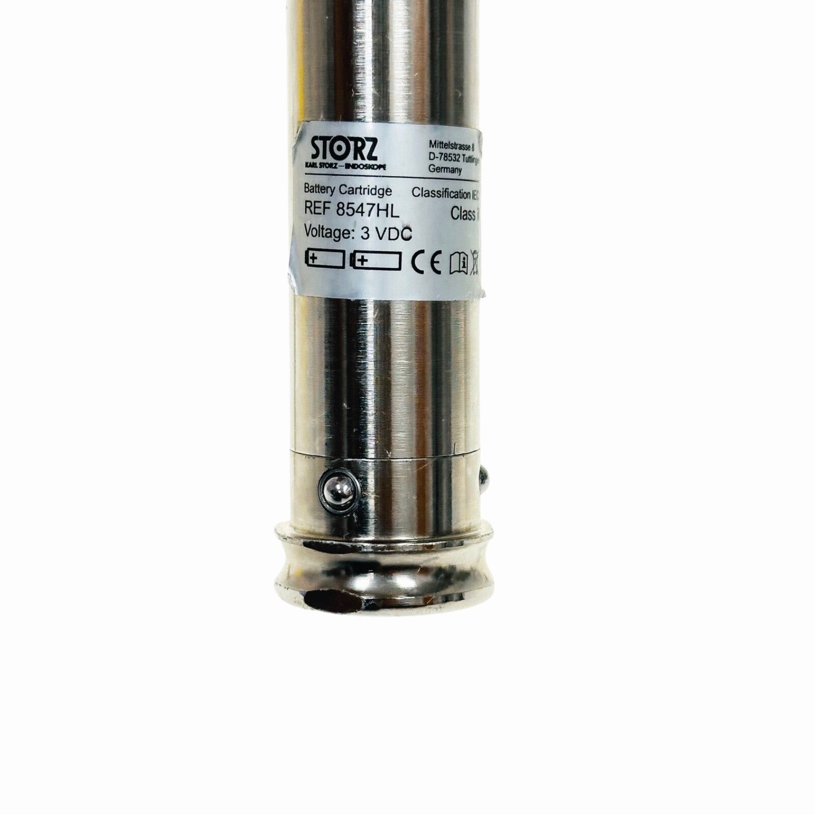 Storz 8545HS LED Battery Insert For Laryngobloc, Short W/ 8547HL Long