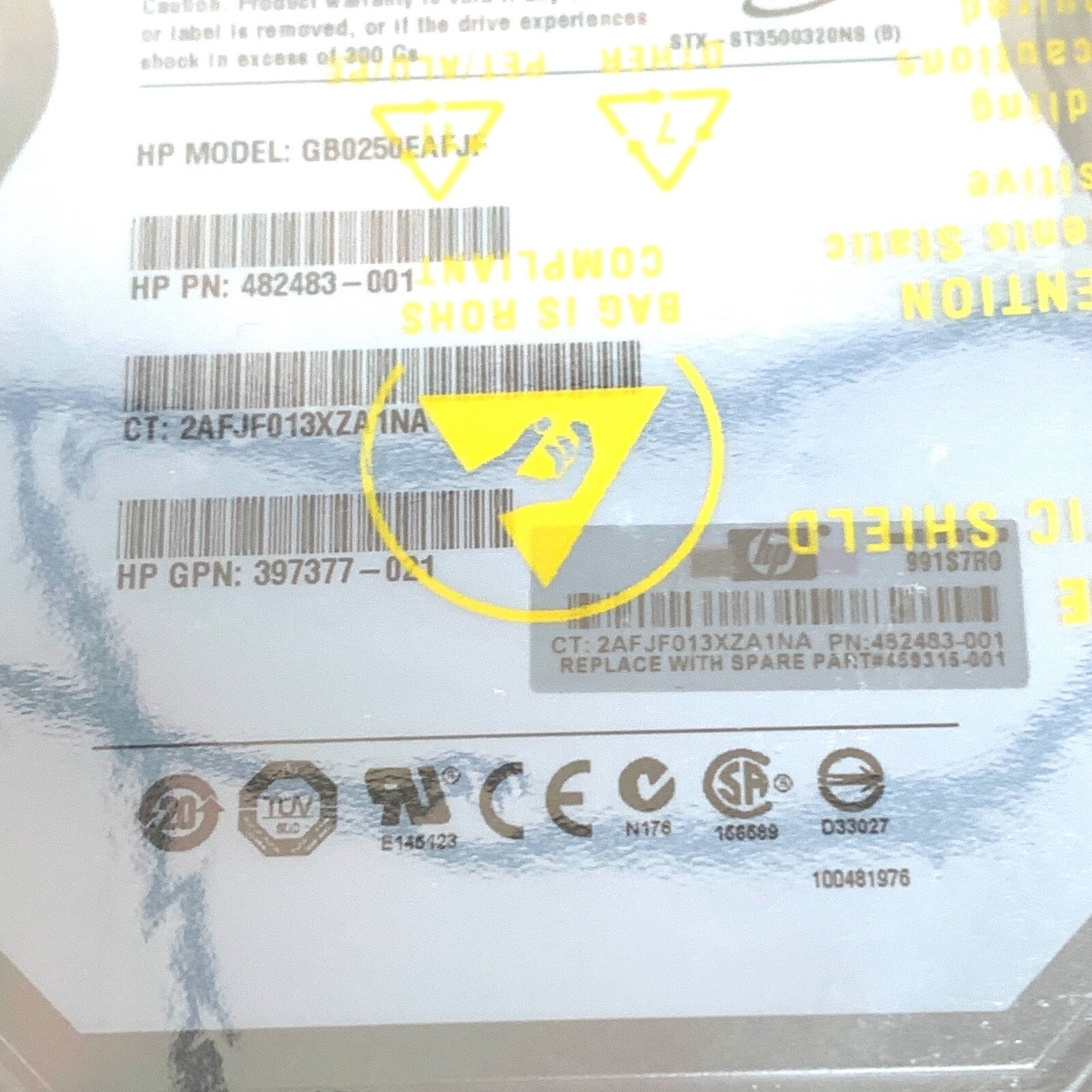 Seagate REF 9CA152-784, Barracuda ES2, 250GB 7200rpm SATA Disk