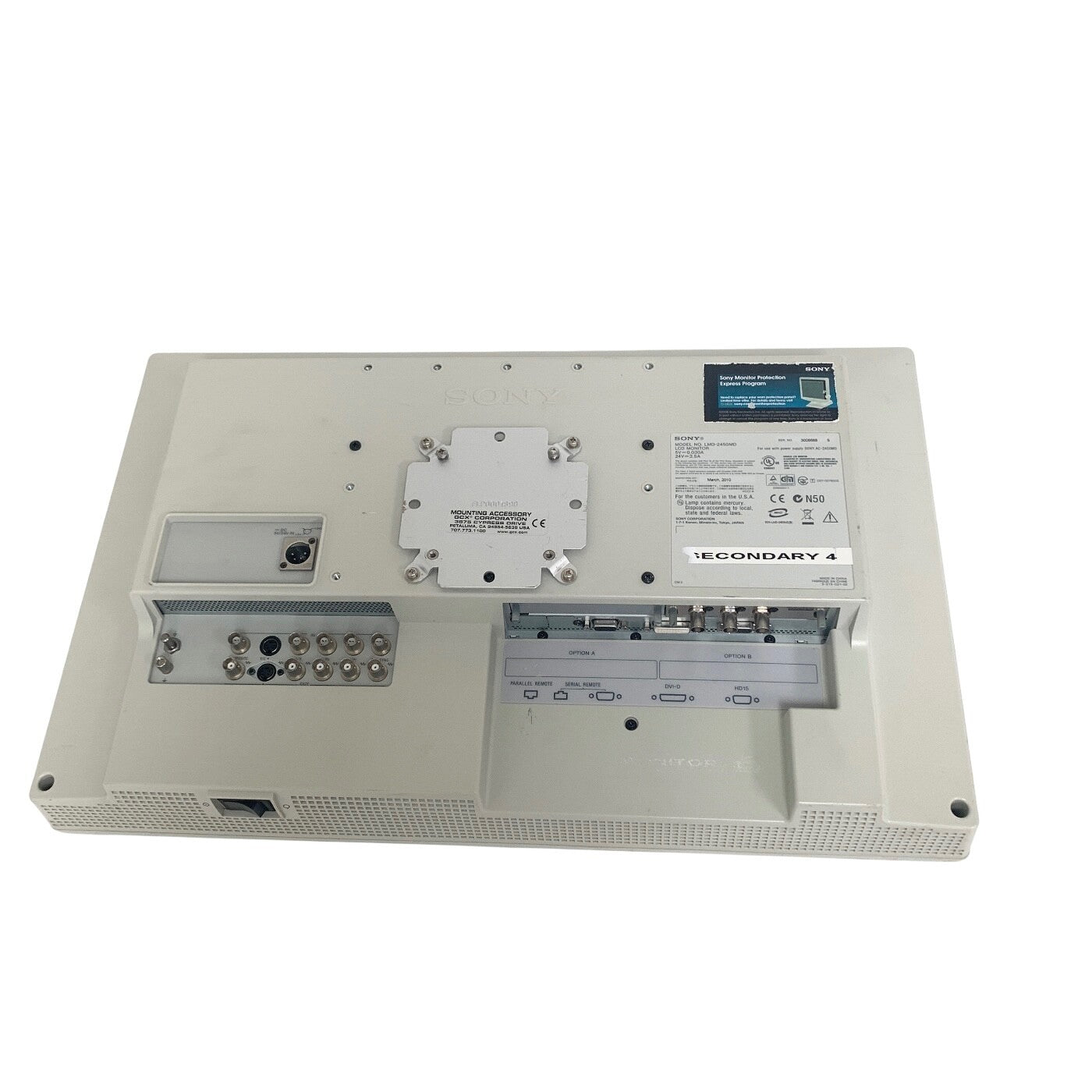 SONY REF LMD-2450MD, LCD Display Monitor WITH POWER SUPPLY