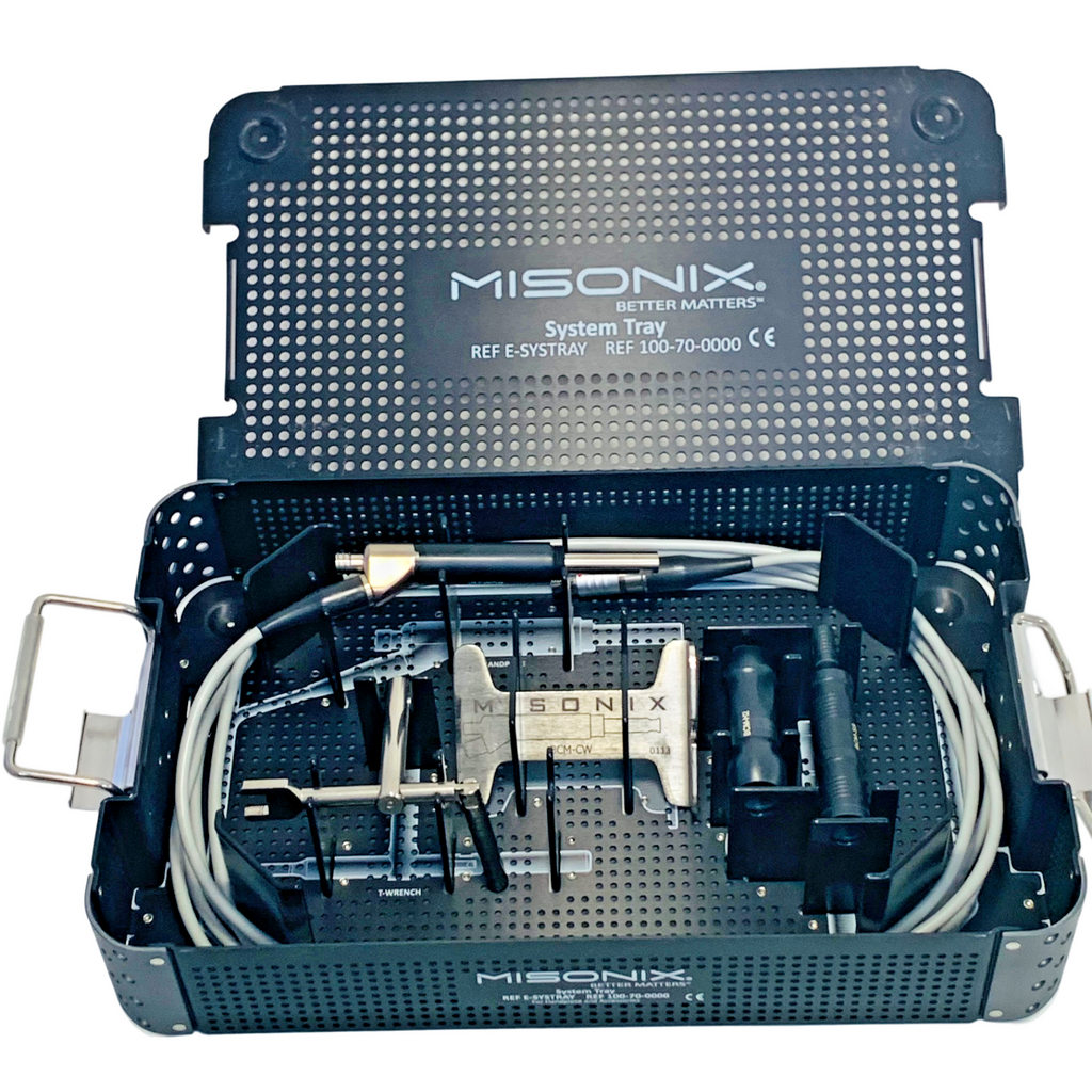 Misonix Console W/ 100-70-0000, E-SYSTRAY ,BCM-FS, Handpiece & Footswitch BCM-HP