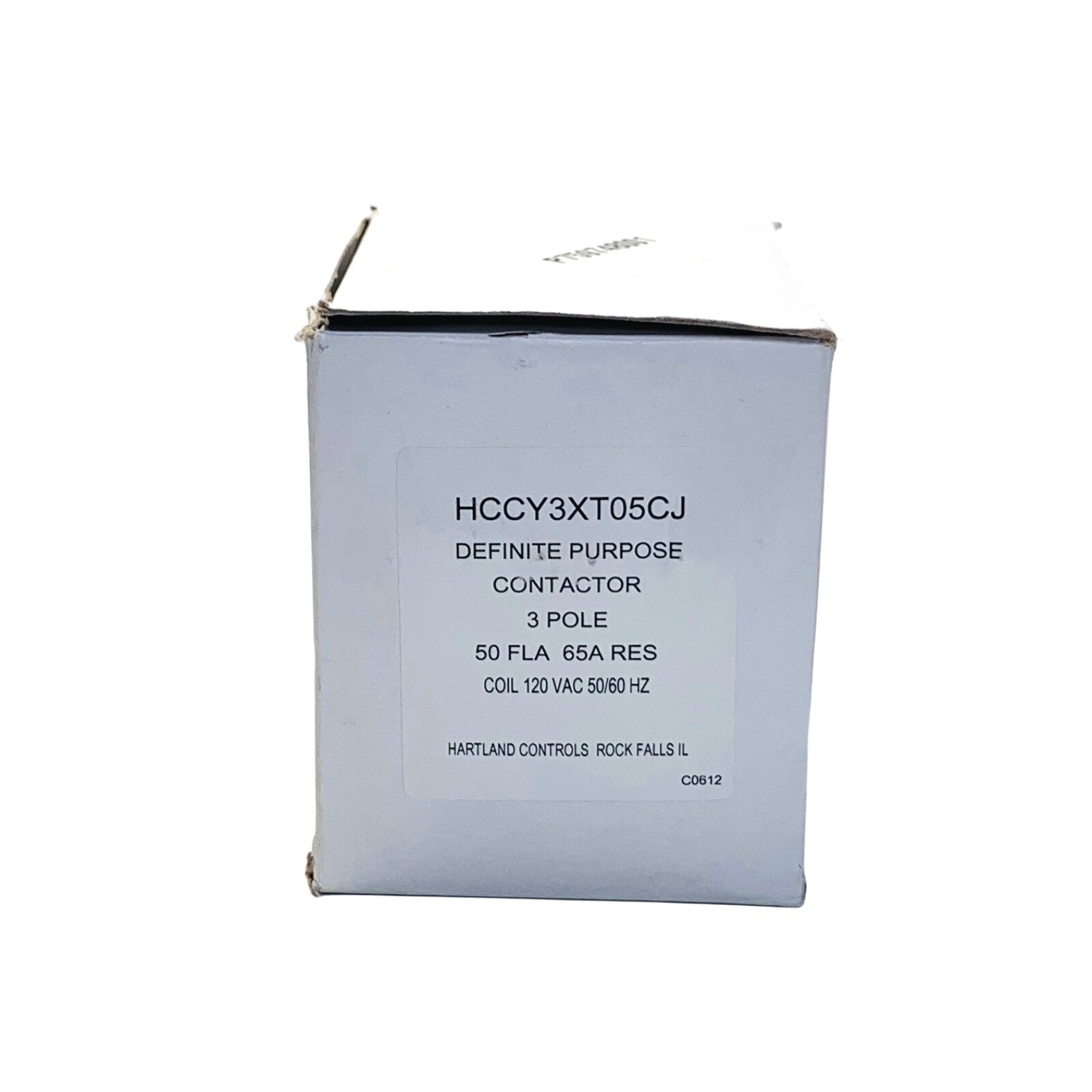 HARTLAND CONTROL Ref HCCY3XT05CJ, 3/120/50FLA/65A 3 Pole Contactor