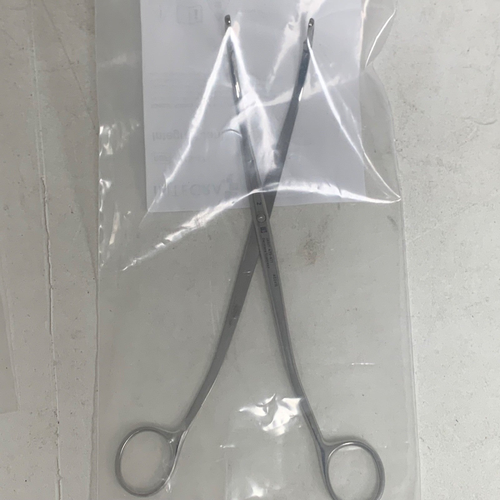 Integra Jarit Randall Kidney Stone Forceps 8-1/2" Half Curved New
