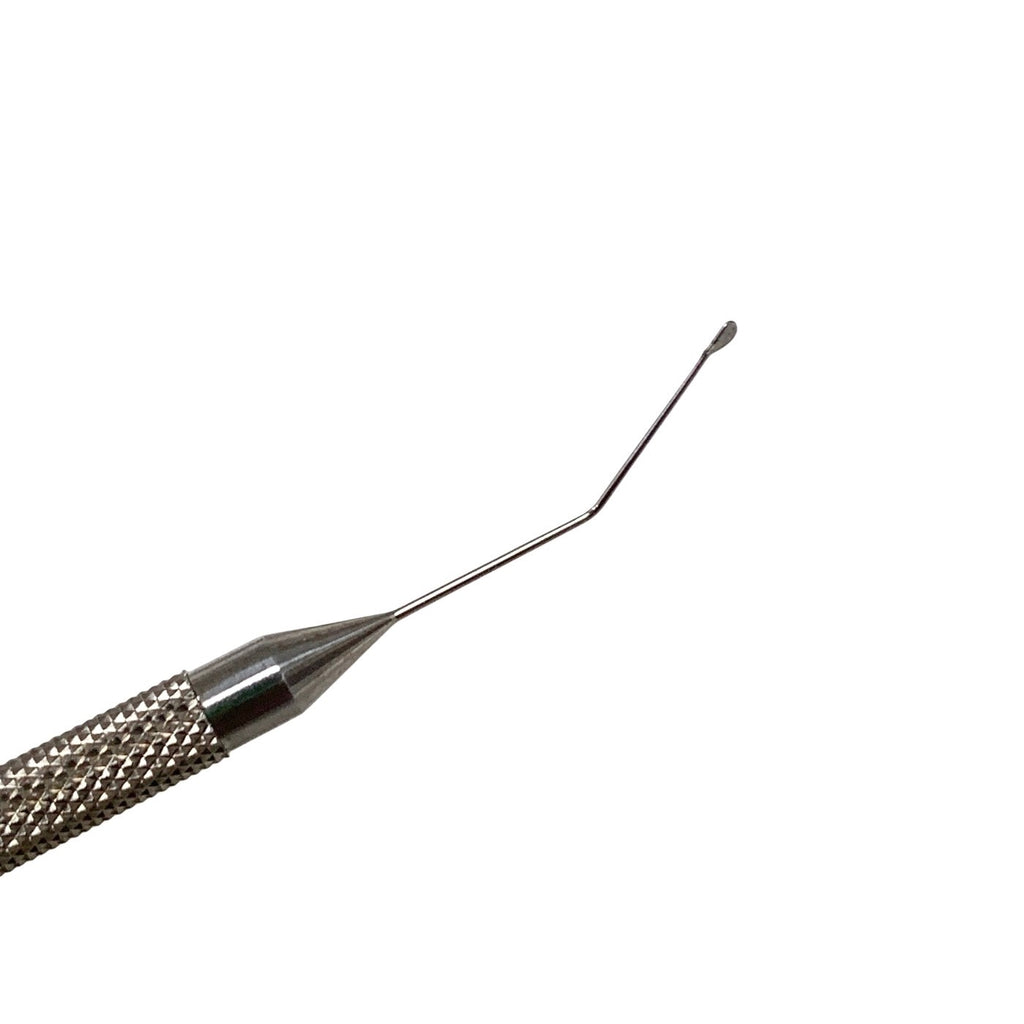 Ambler Ref 9241E, Drysdale nucleus manipulator 4 3/8'',angled shaft, 10.0mm
