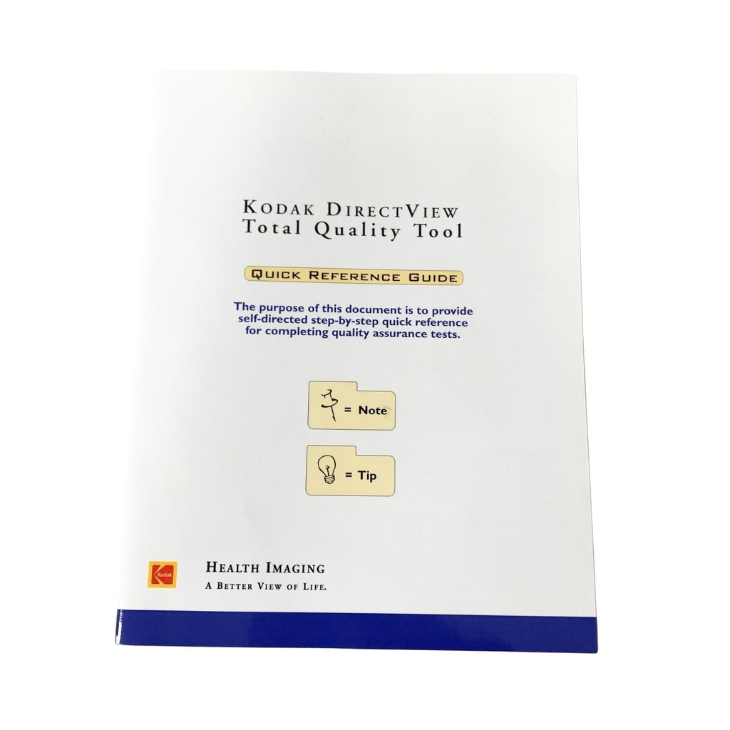 KODAK DIRECTVIEW Total Quality Tool CR Test Phantom