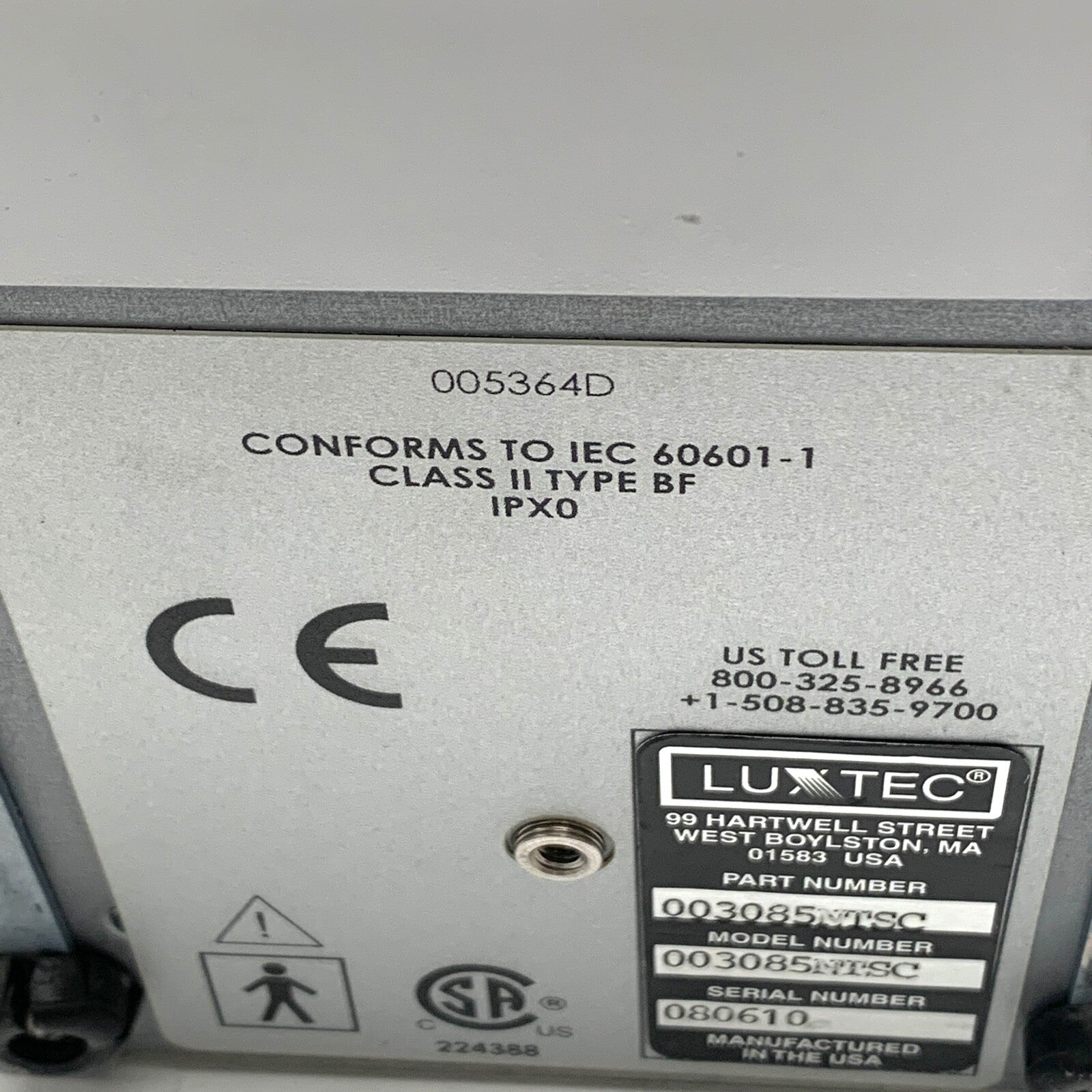 Luxtec DLX 3085-NTSC Camera Processor
