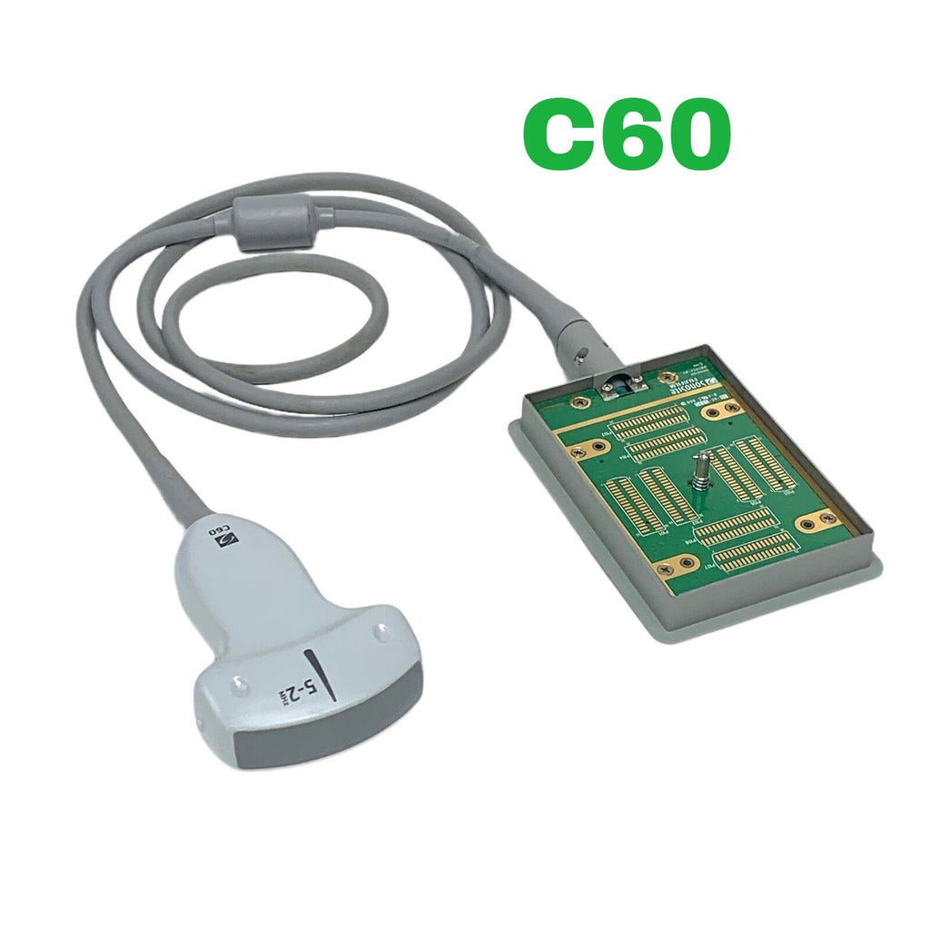 Sonosite Model rC60xi/5-2 MHz EDGE II, Convex Transducer Probe, REF P21070-30