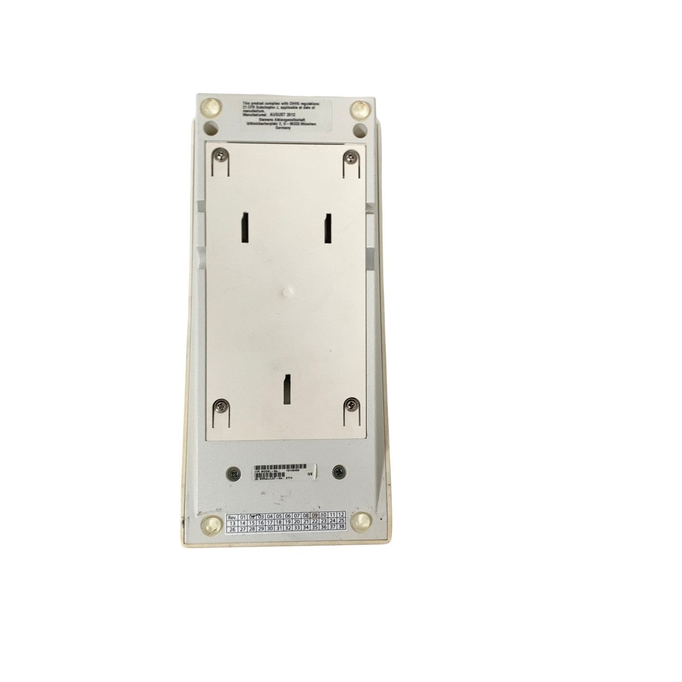 SIEMENS REF 10140450, Control Room Module CRM, REV 02
