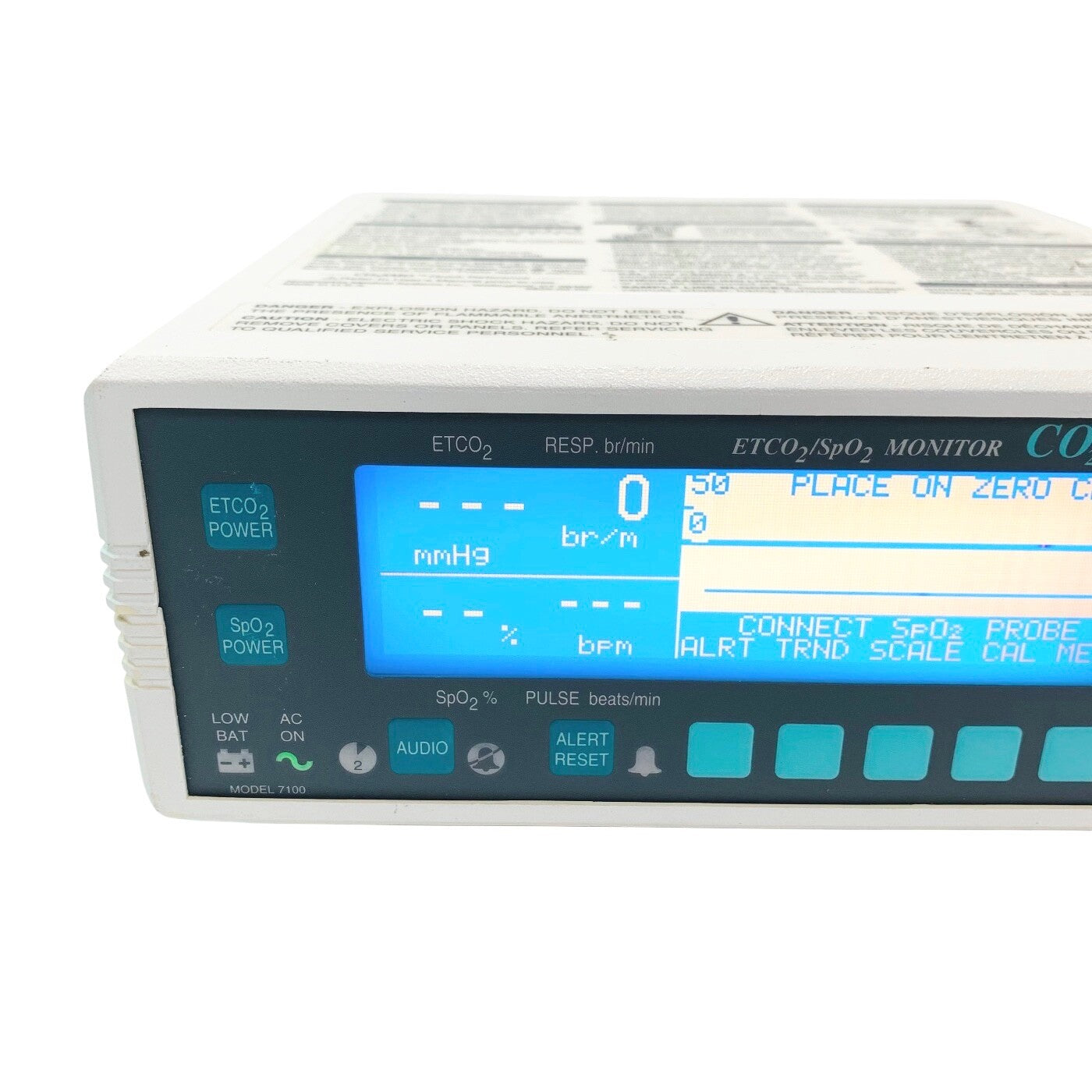 Novametrix REF CO2SMO ETCO2/SPO2 Monitor w/ Novametrix 7167-37