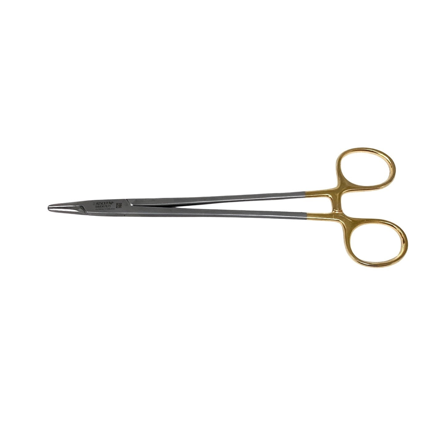 Aesculap BM067US Hegar Needle Holder 7" Tungsten Carbide Gold Handle German Stee
