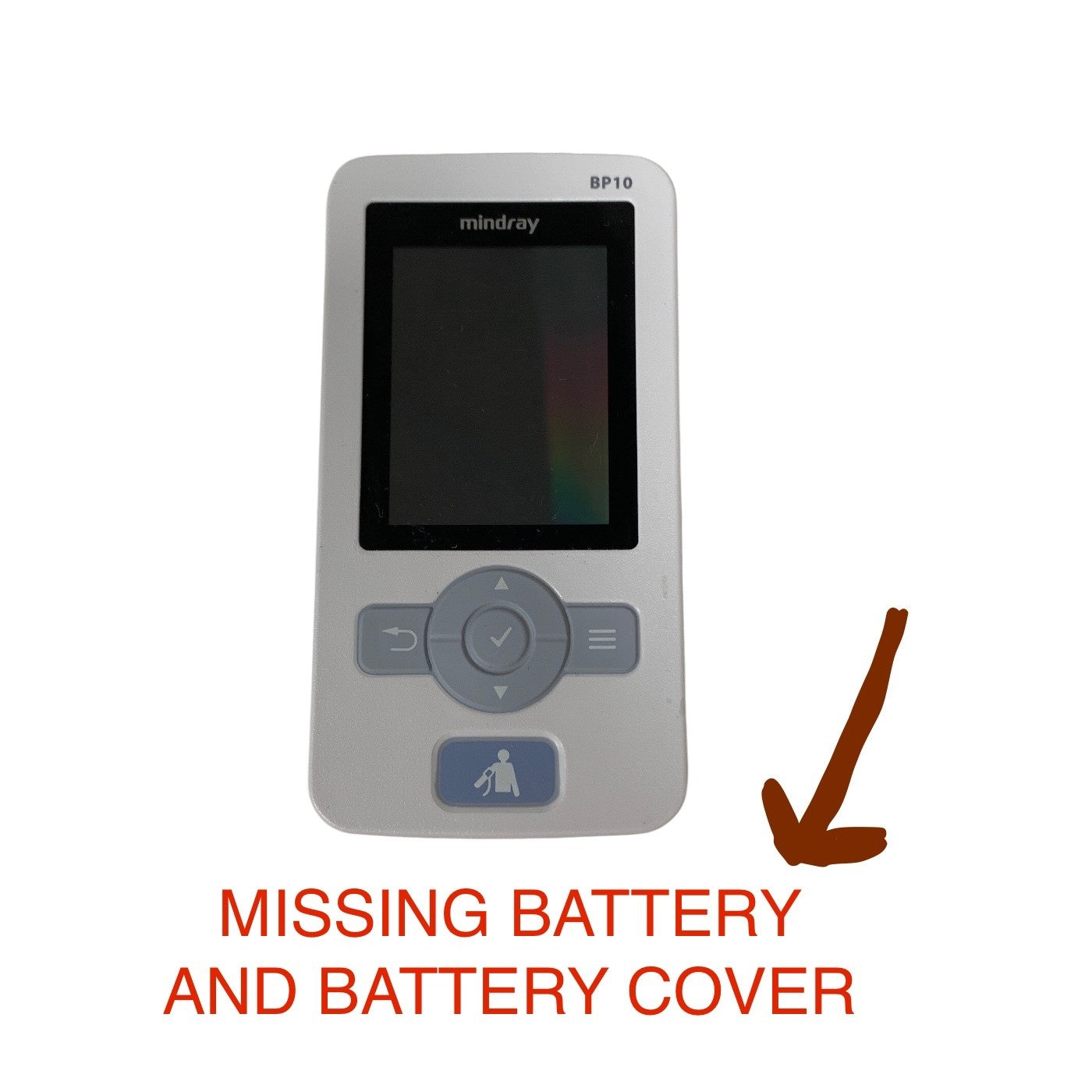 MINDRAY REF BP10, NIBP MODULE, MISSING BATTERY AND COVER