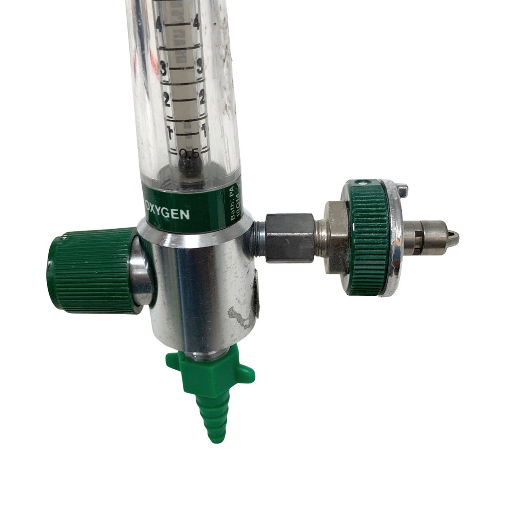 Precision Medical Flow Meter W/ Ohmeda Diss Male Adapter, 0-15 LPM