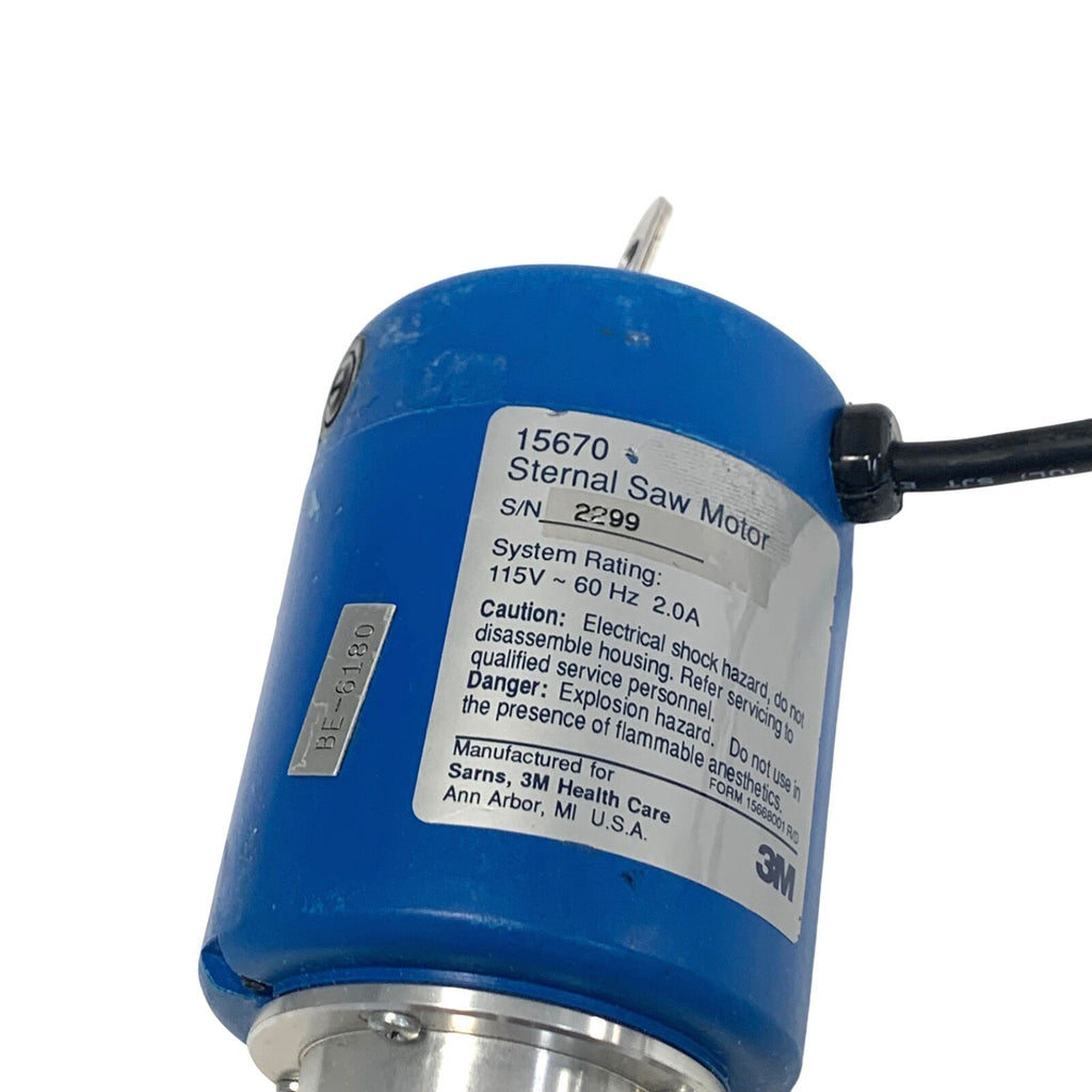 3M Sarns REF 15670, Sternal Saw Motor