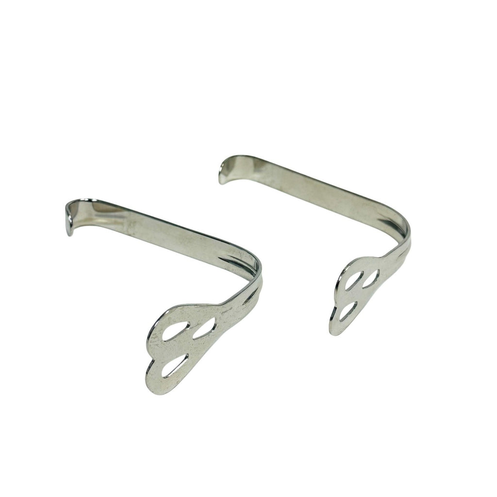 SKLAR / MF Wieder Tongue Depressor 5¼" Stainless Fenestrated Serrated LOT OF 2