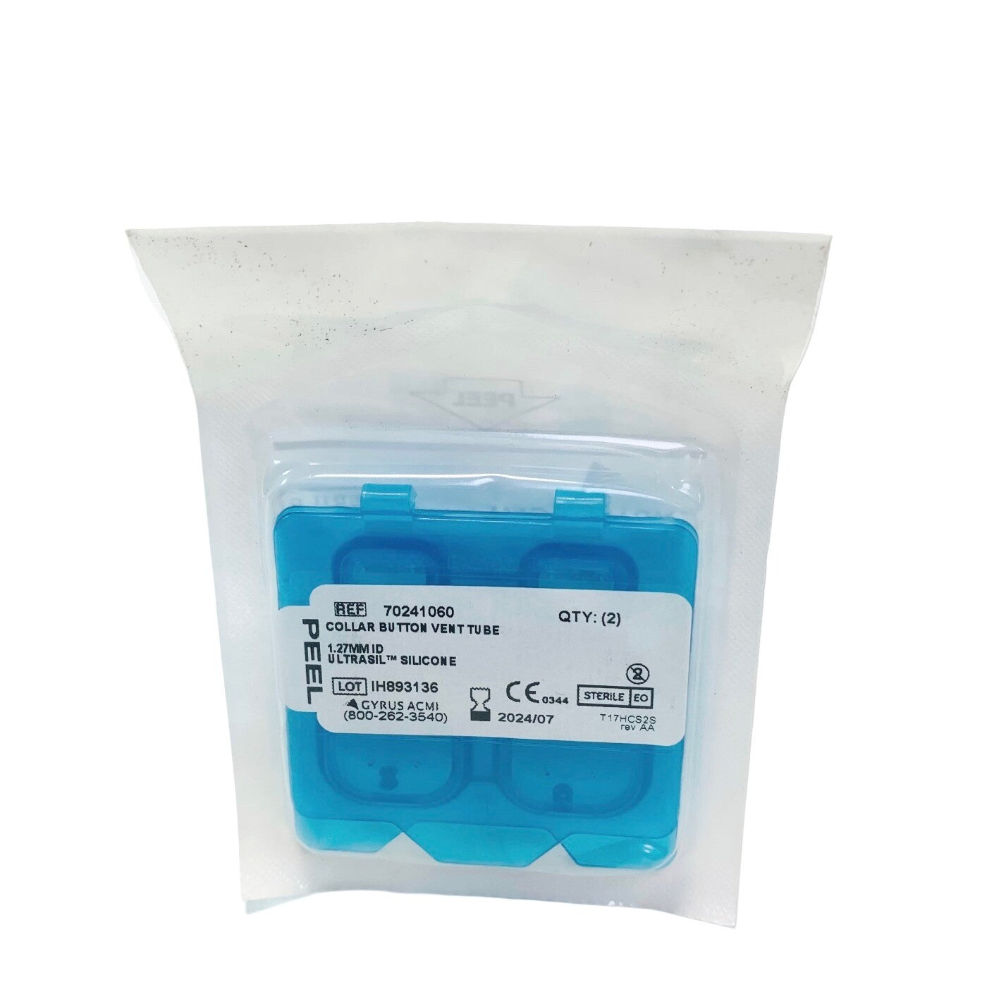 GYRUS ACMI REF 70241060, COLLAR BUTTON VENT TUBE, TRAINING