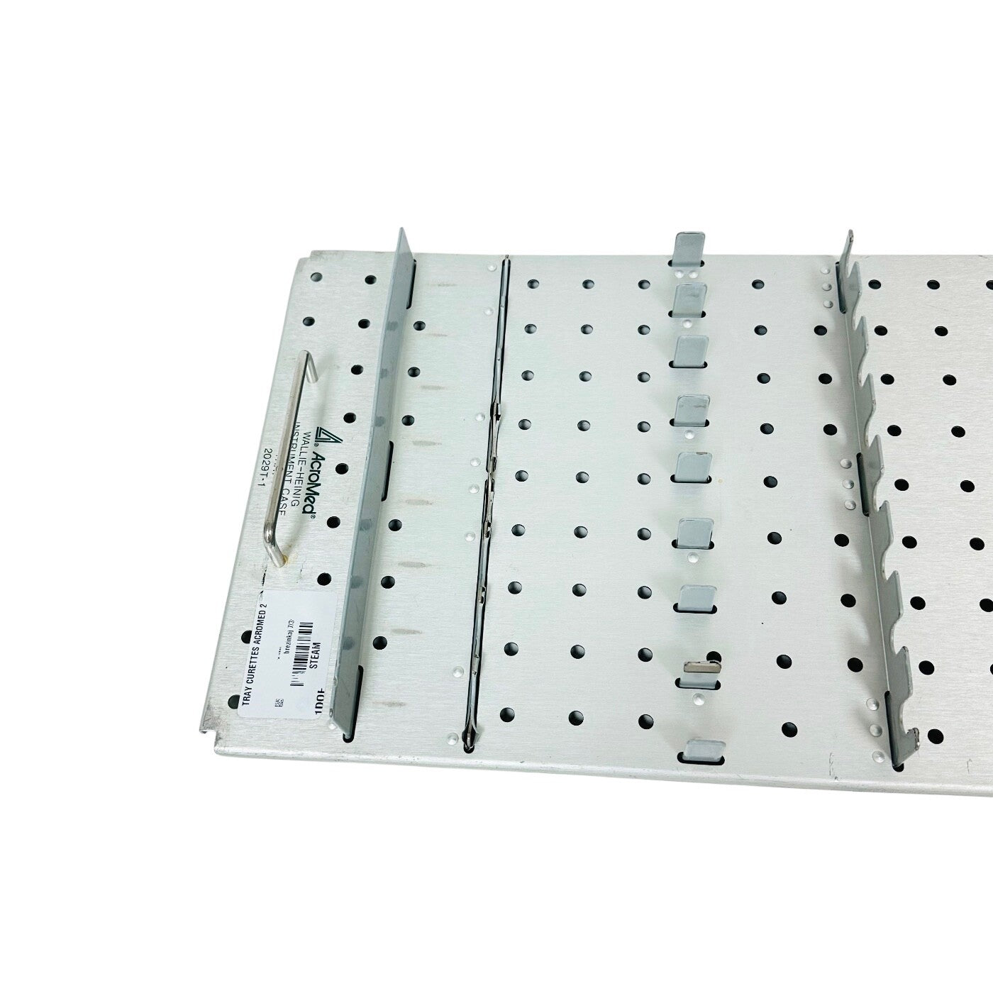 Acromed 2029T-1  &  2029T-2  Instrument Case Tray 1 And Tray 2 For Curettes Set