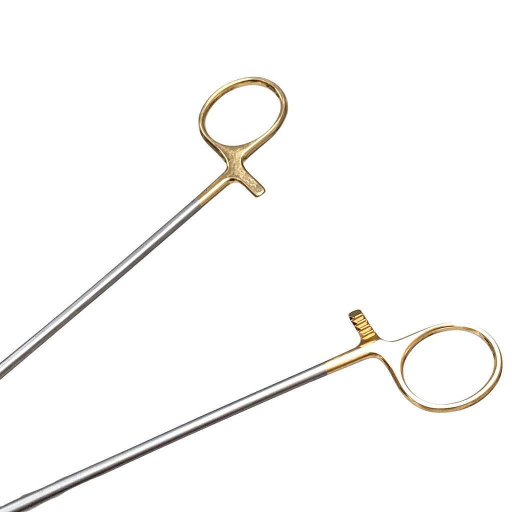 Aesculap BM069R Tungsten Carbide Needle Holder 260mm 10.25" Surgical Gold Handle