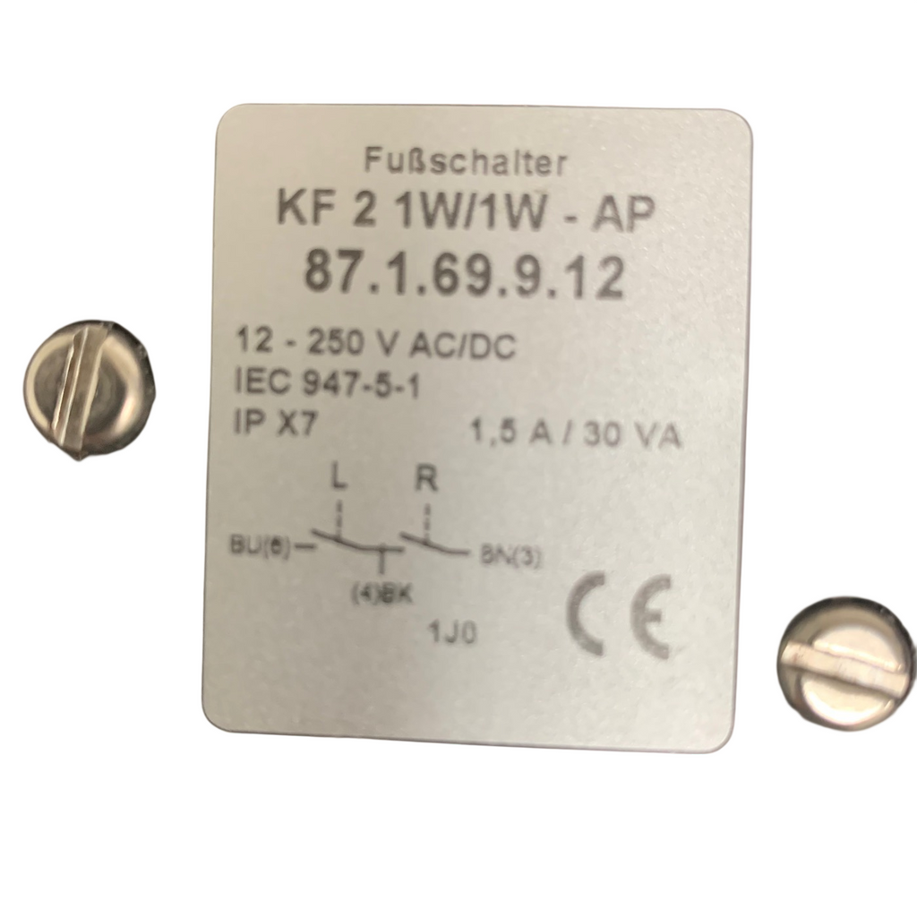 Fubschalter KF 2 1W/1W - AP 87.1.69.9.12 Bipolar Double Footswitch