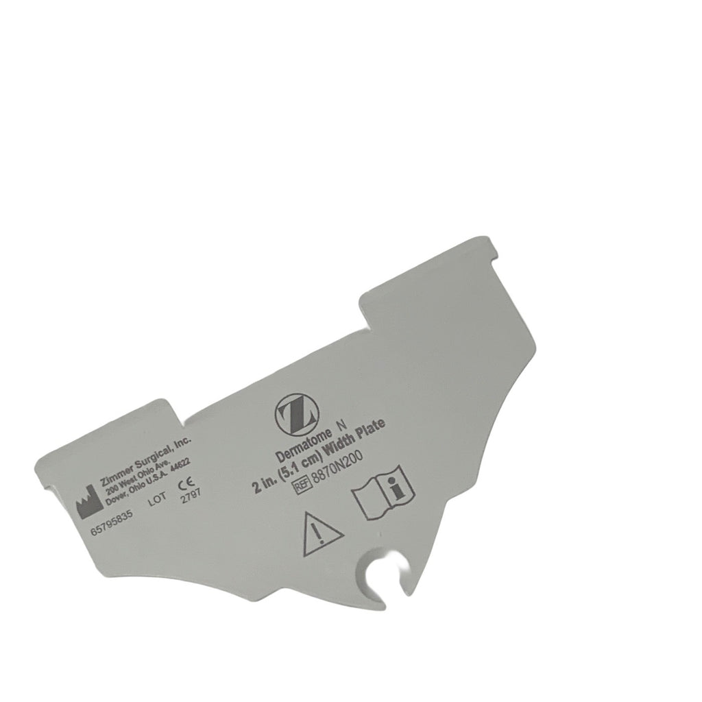 Zimmer REF 8870N200, Dermatome N 2 In. (5.1 cm) Width Plate