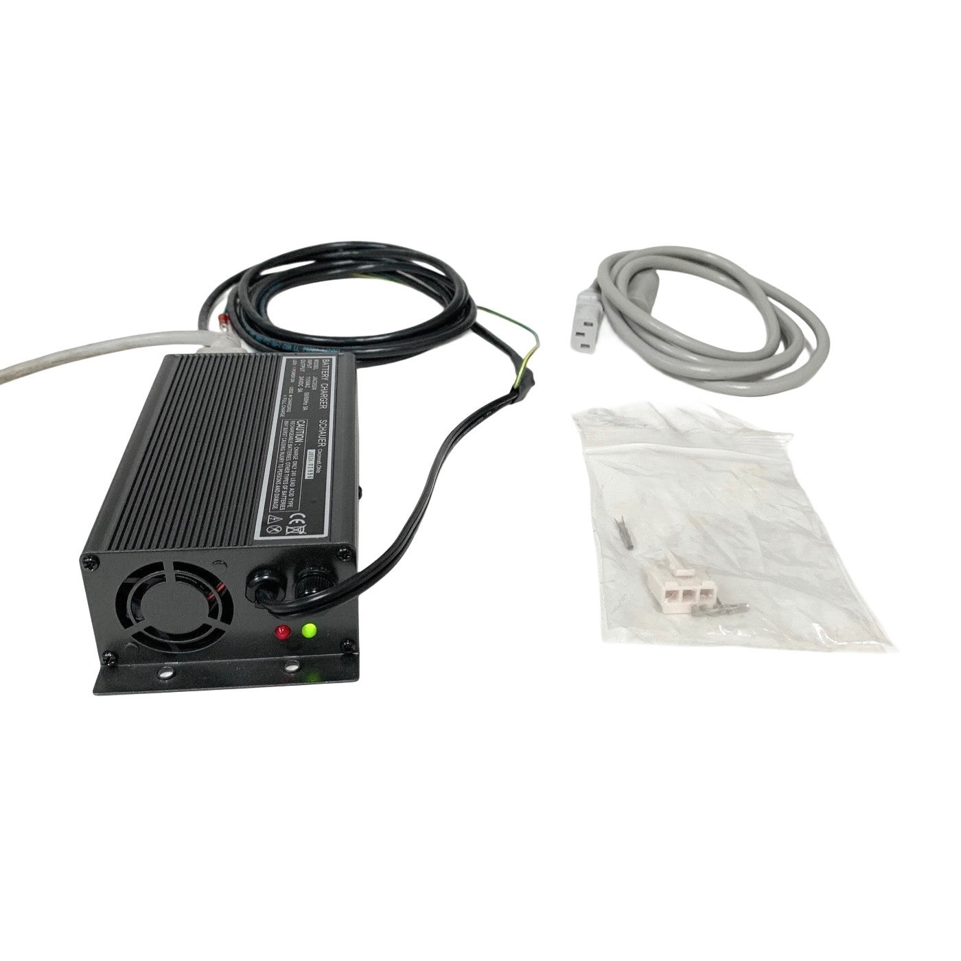 Schauer JAC0524, Battery Charger 24V 5A 24VDC Lead Acid Type Hospital Grade Cord