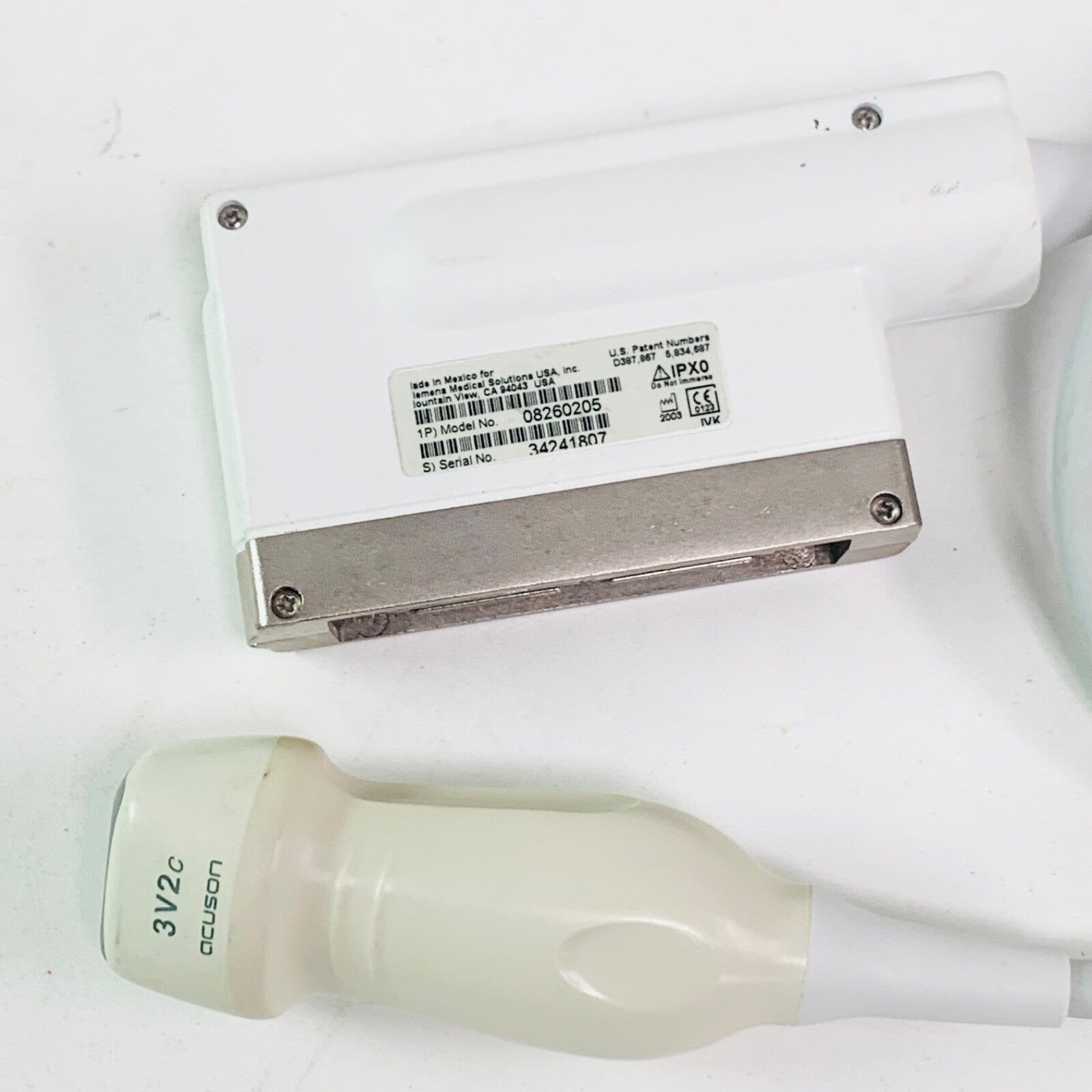 Acuson Cypress Ultrasound System with 7V3C, 3V2C Transducer