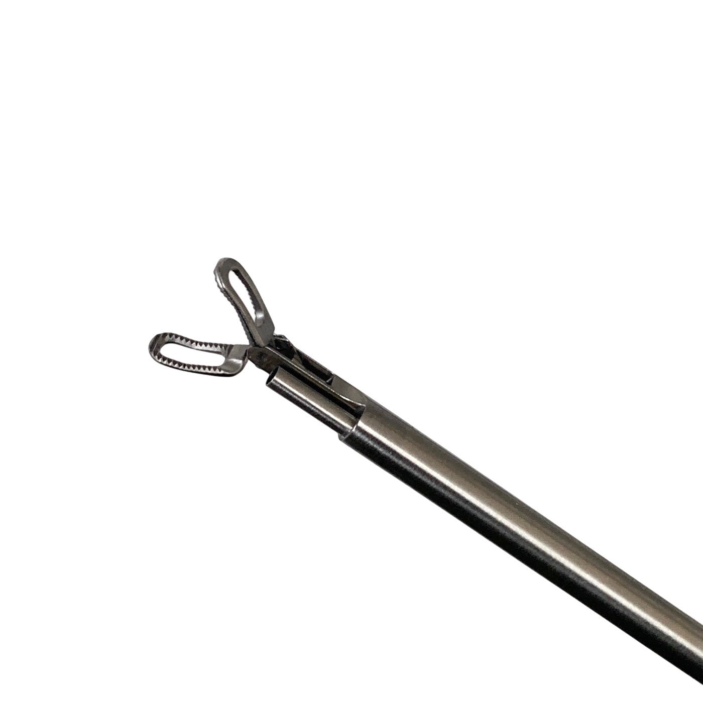 Aesculap Ref PL100R, Cholangiography Clamp Straight 5mm 17-3/8"