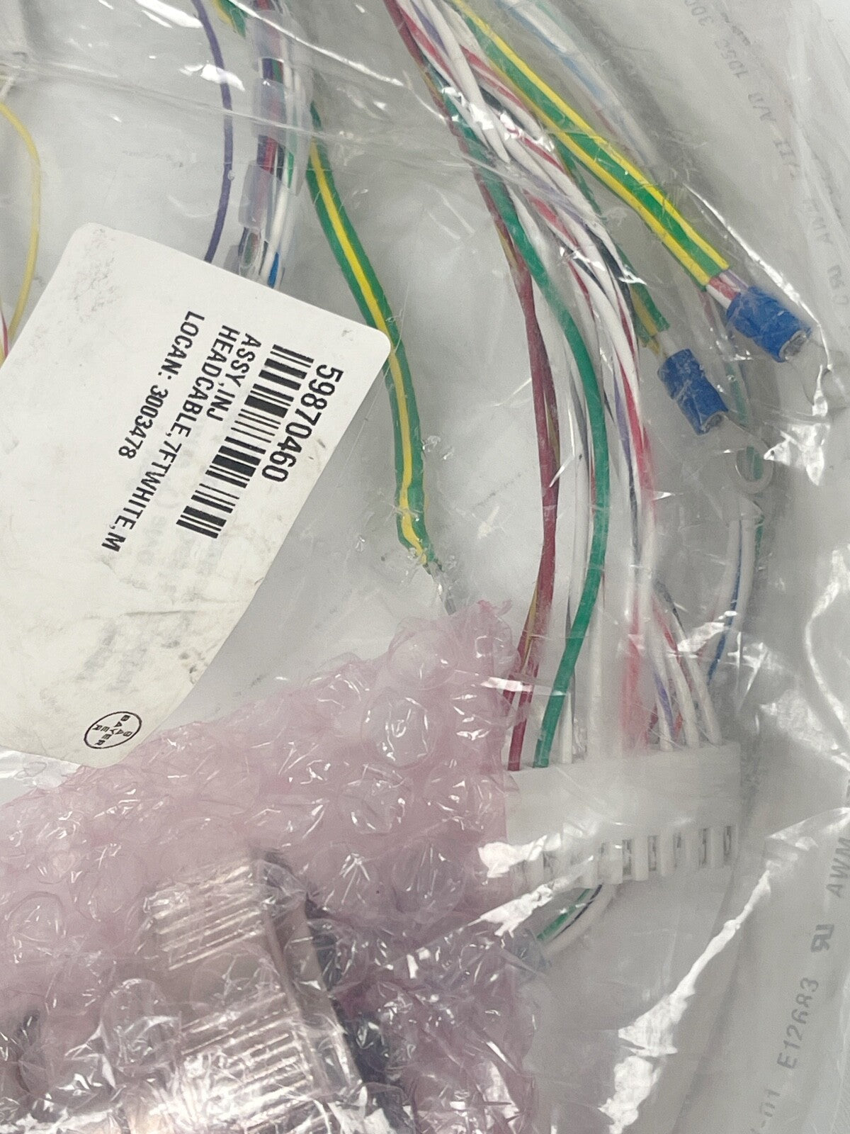 MEDRAD / Bayer Healthcare REF 59870460 Injector Head Cable Assembly, White, 7 Ft