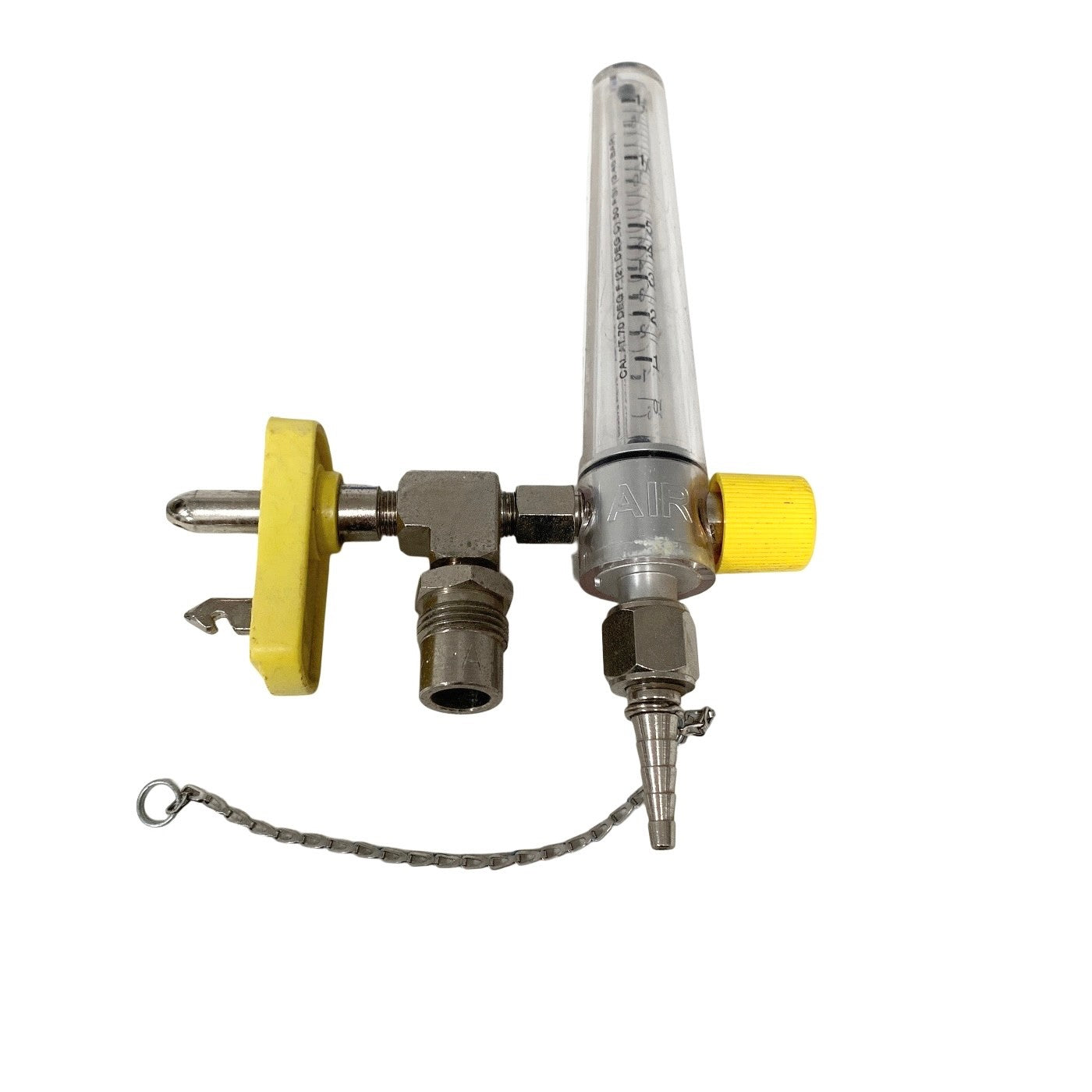 Precision Medical Model 8MFA, AIR Flowmeter, MALE MEDICAL FITTING, 44-57 LPM