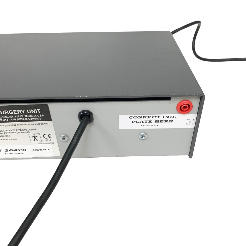PARKELL SENSIMATIC REF 600SE, ELECTROSURGERY UNIT, W/ FOOTSWITCH & 2 HANDPIECE