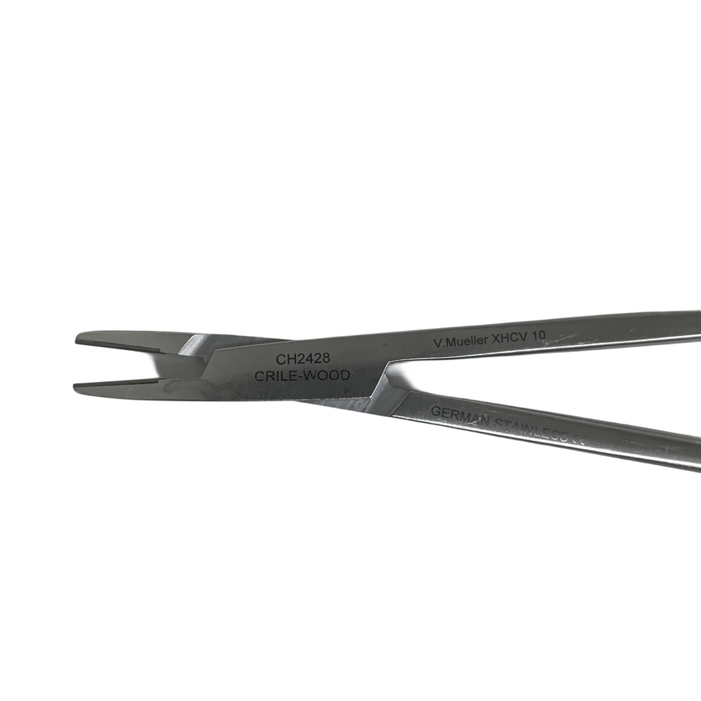 V. Mueller CH2428 Vital Crile-Wood Needle Holder, Straight, 11-3/4"