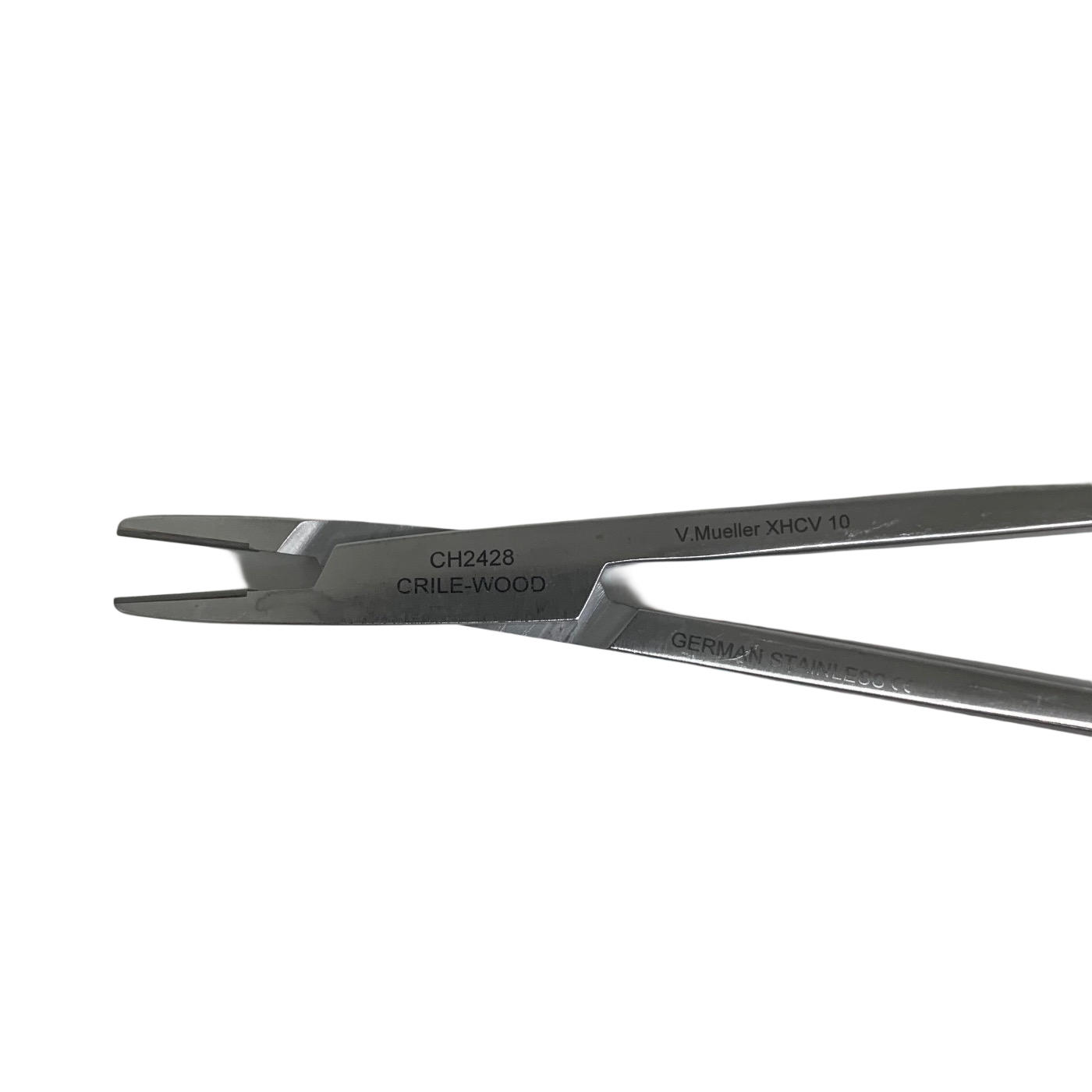 V. Mueller CH2428 Vital Crile-Wood Needle Holder, Straight, 11-3/4"