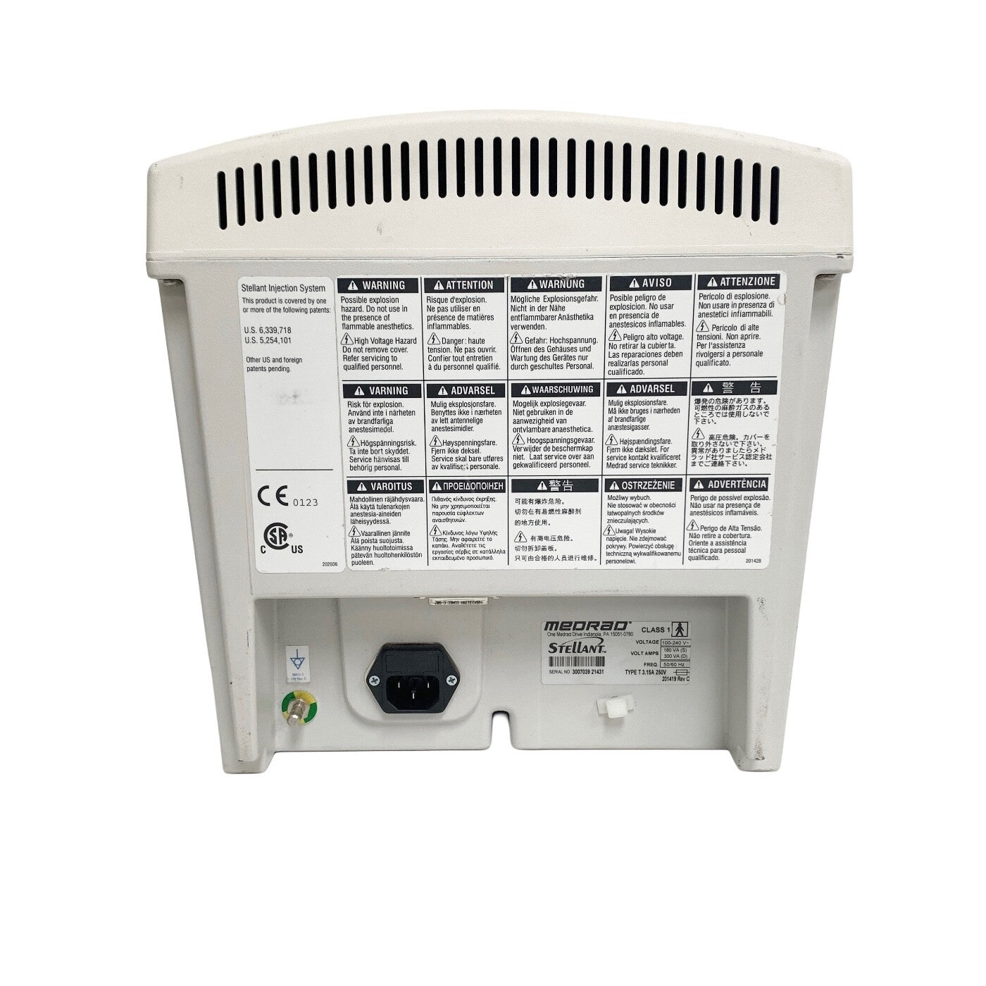 MEDRAD REF 202036, STELLANT INJECTION SYSTEM POWER SUPPLY