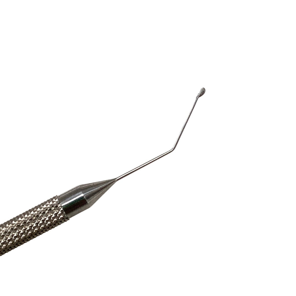 Ambler Ref 9241E, Drysdale nucleus manipulator 4 3/8'',angled shaft, 10.0mm