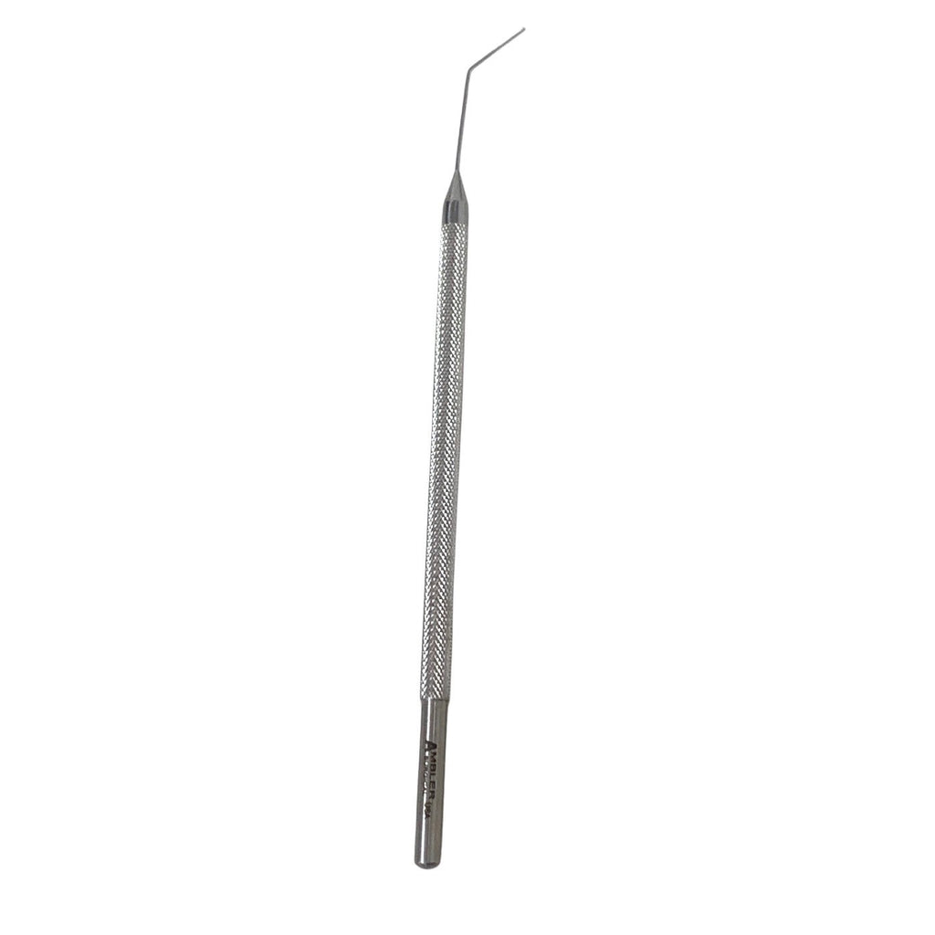 Ambler Surgical 5229E Graether Iris Manipulator Angled 10mm Tip Eye Instrument