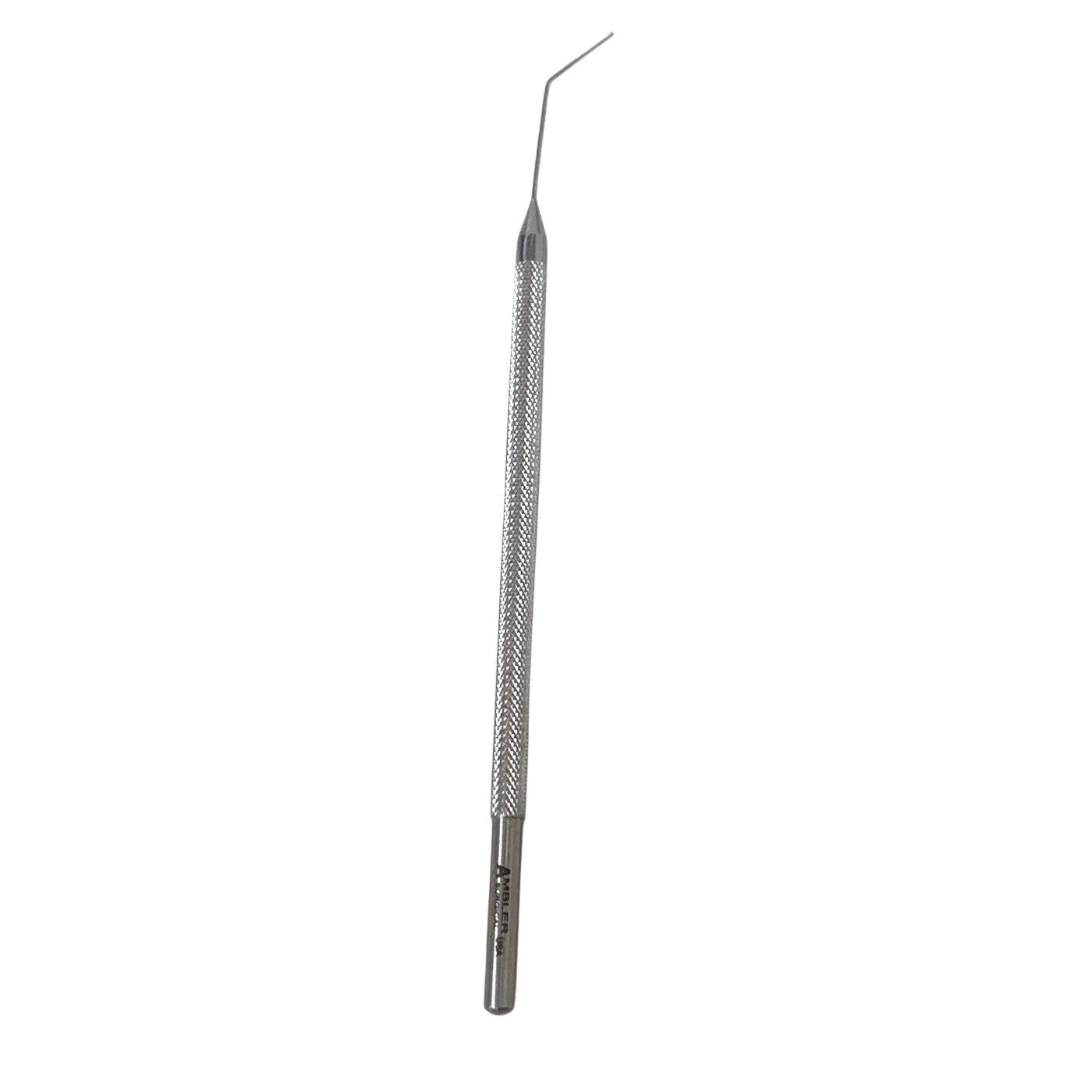 Ambler Surgical 5229E Graether Iris Manipulator Angled 10mm Tip Eye Instrument