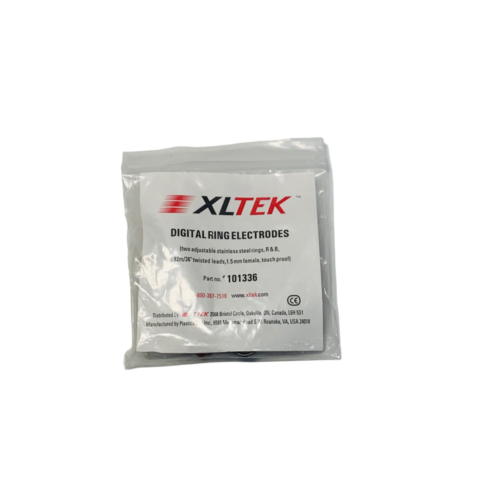 XLTEK REF 101336, DIGITAL RING ELECTRODES, 0.92m/36" twisted leads