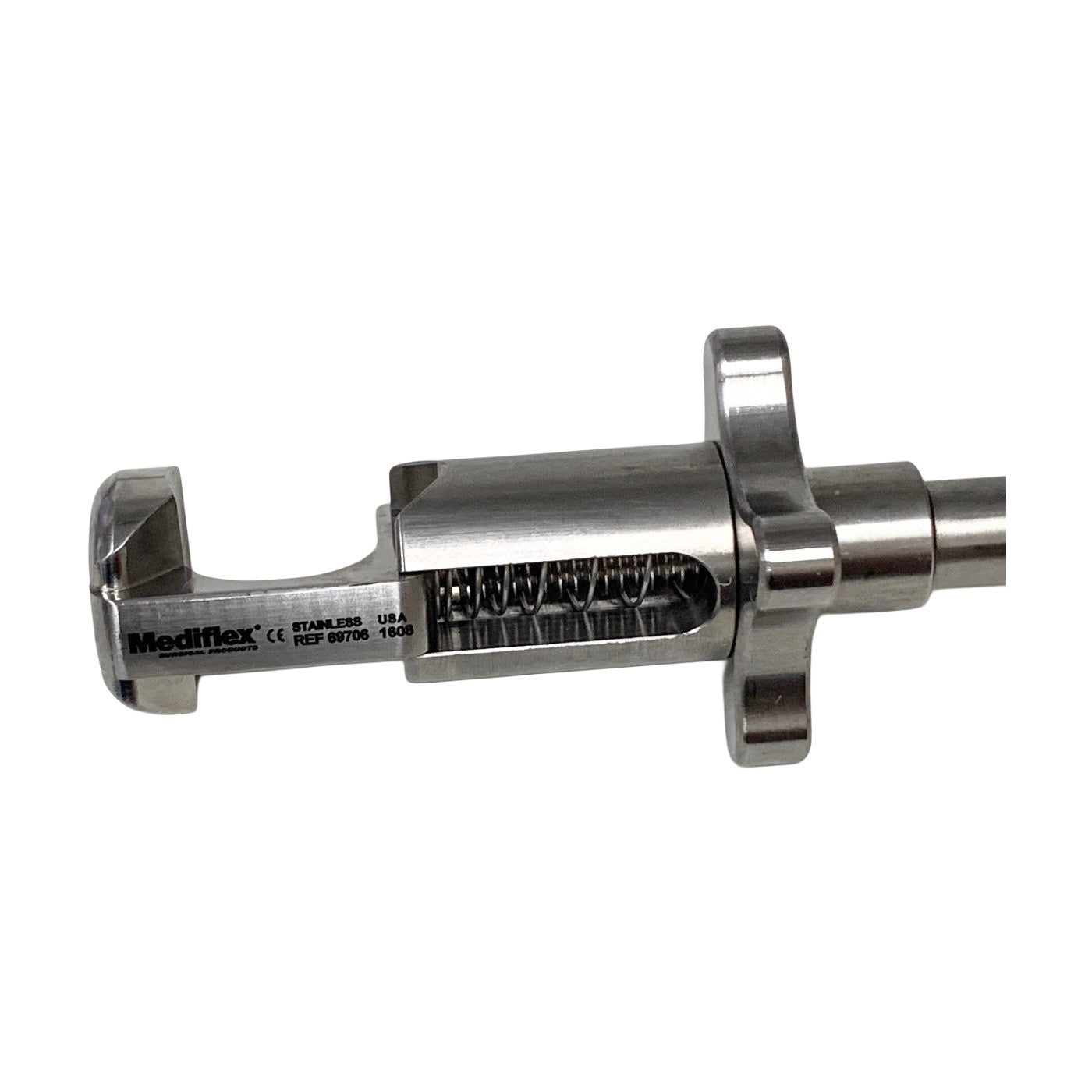 Mediflex 69706 Stainless Steel Adjustable Holding Tip Hex Fitting Surgical Clamp