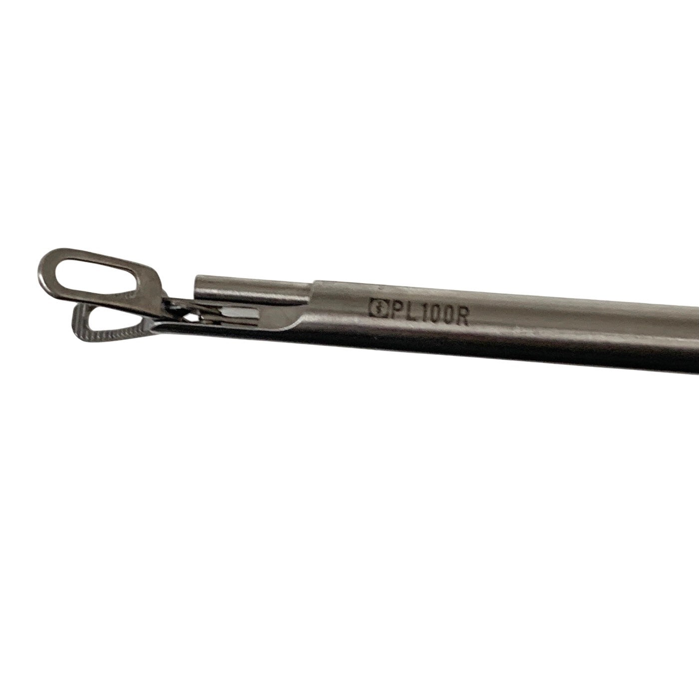 Aesculap Ref PL100R, Cholangiography Clamp Straight 5mm 17-3/8"