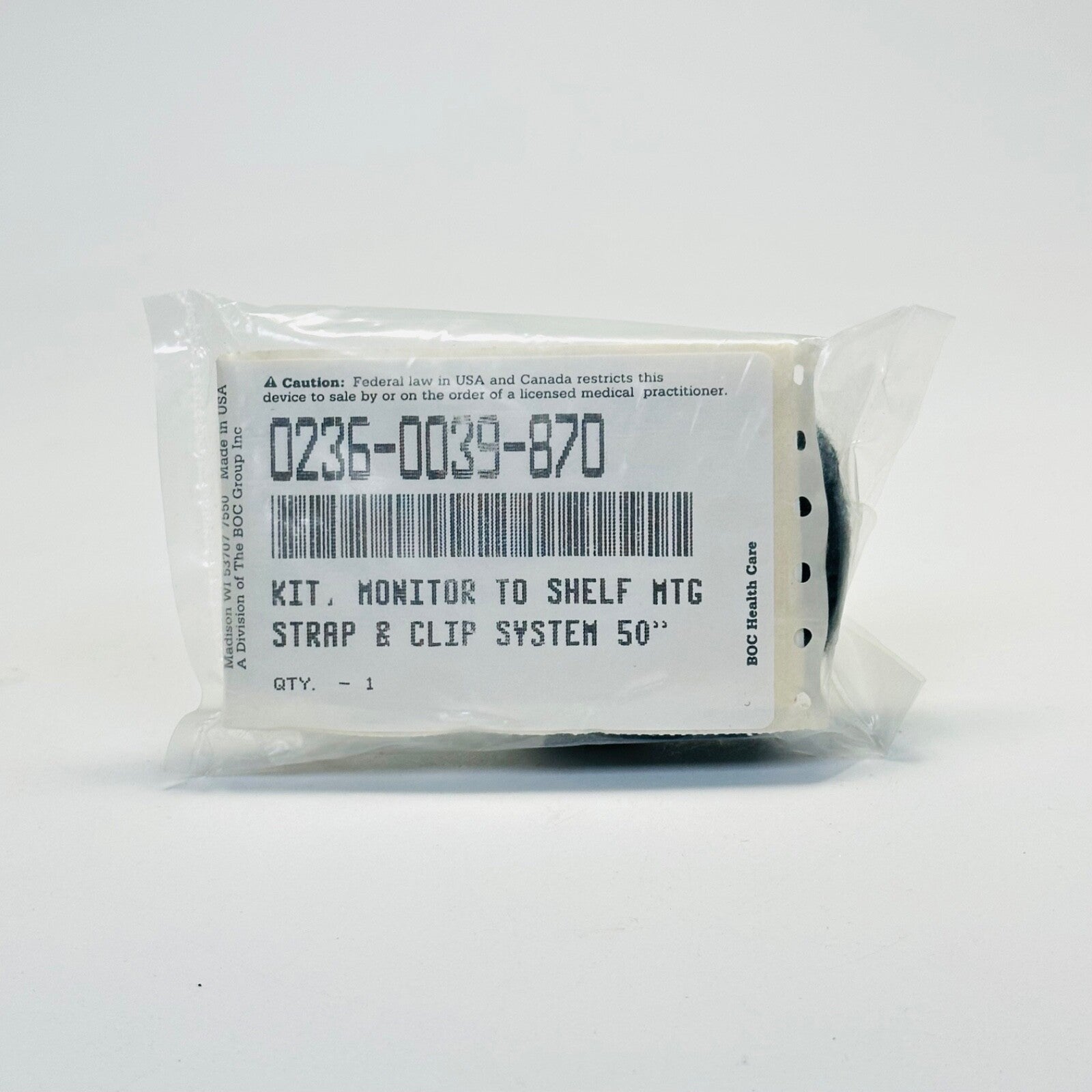 GE 0236-0039-870 KIT. MONITOR TO SHELF MTG STRAP & CLIP SYSTEM 50°*