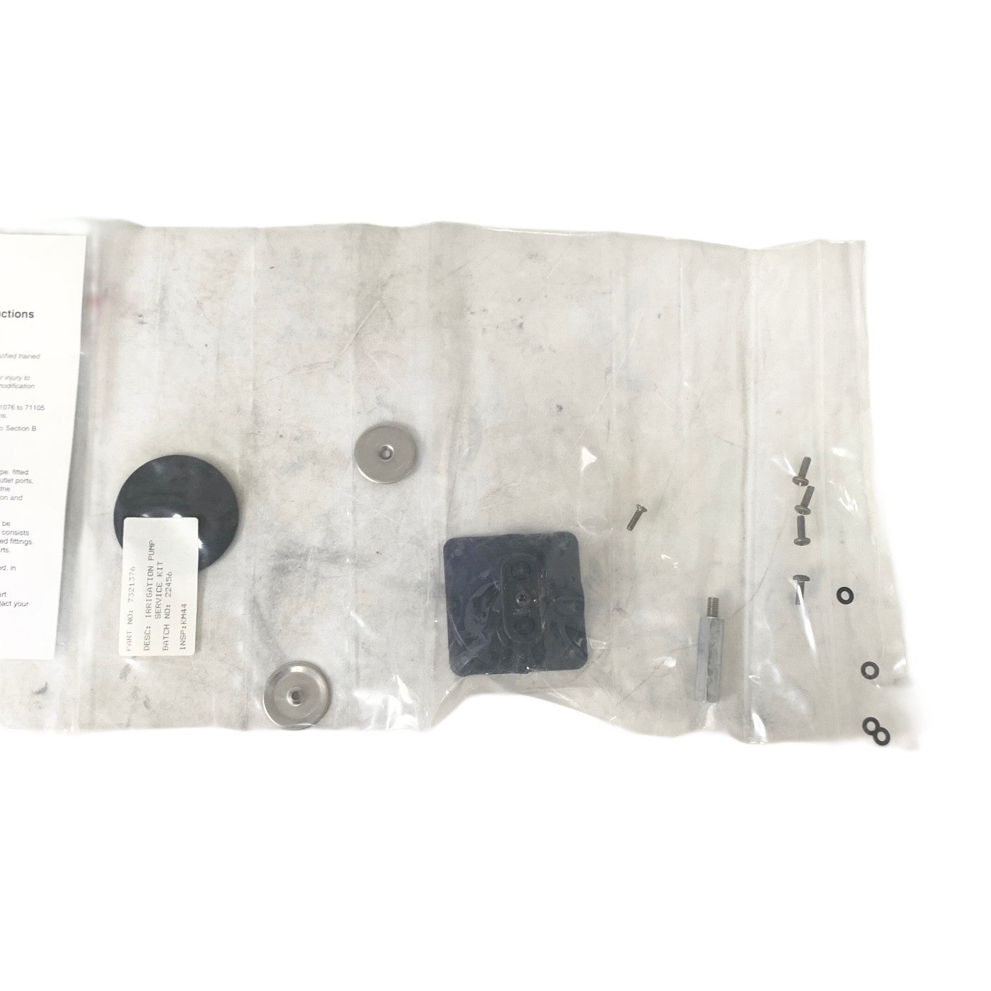 Olympus Keymed REF 7321376, Auto Disinfector Irrigation Pump Service Kit OEM New