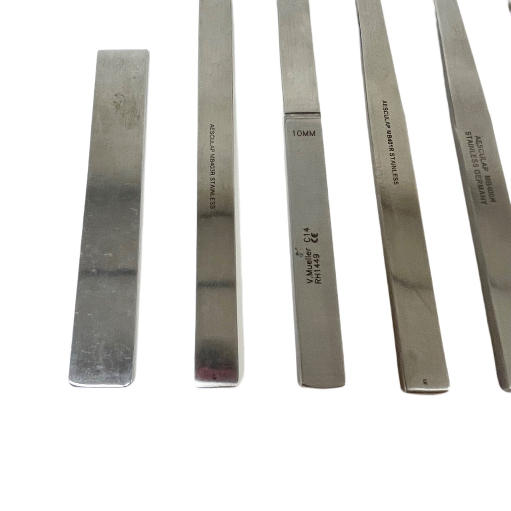 Aesculap / V. Mueller / Arthrex  Ent Nasal Osteotomes Instrument Lot Of 9