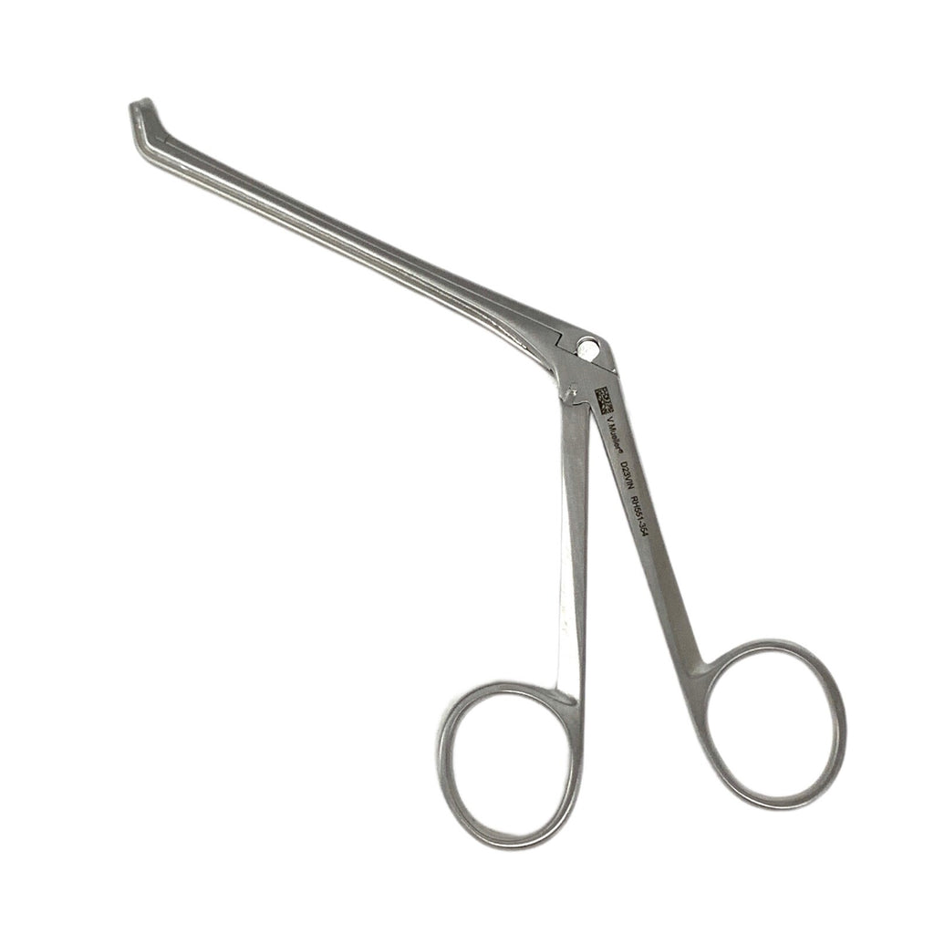 V Mueller REF RH551-354, Nasal Suction Forceps Double Action, Up Angled, 3.5mm