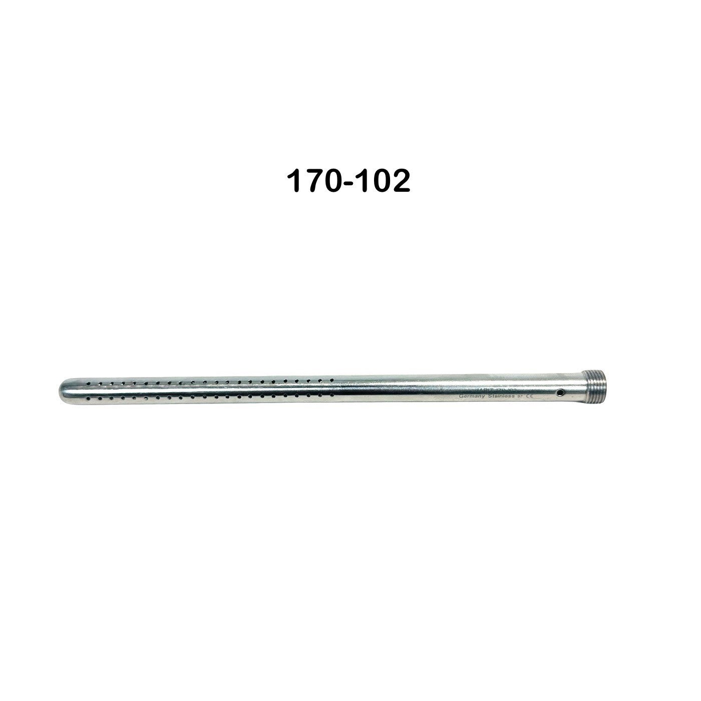 Jarit 170-102 Poole Suction Tube Straight 9½″ 32 Fr Instrument
