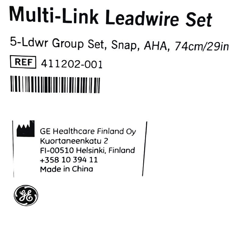 GE REF 411202-001, MULTI-LINK LEADWIRE SET