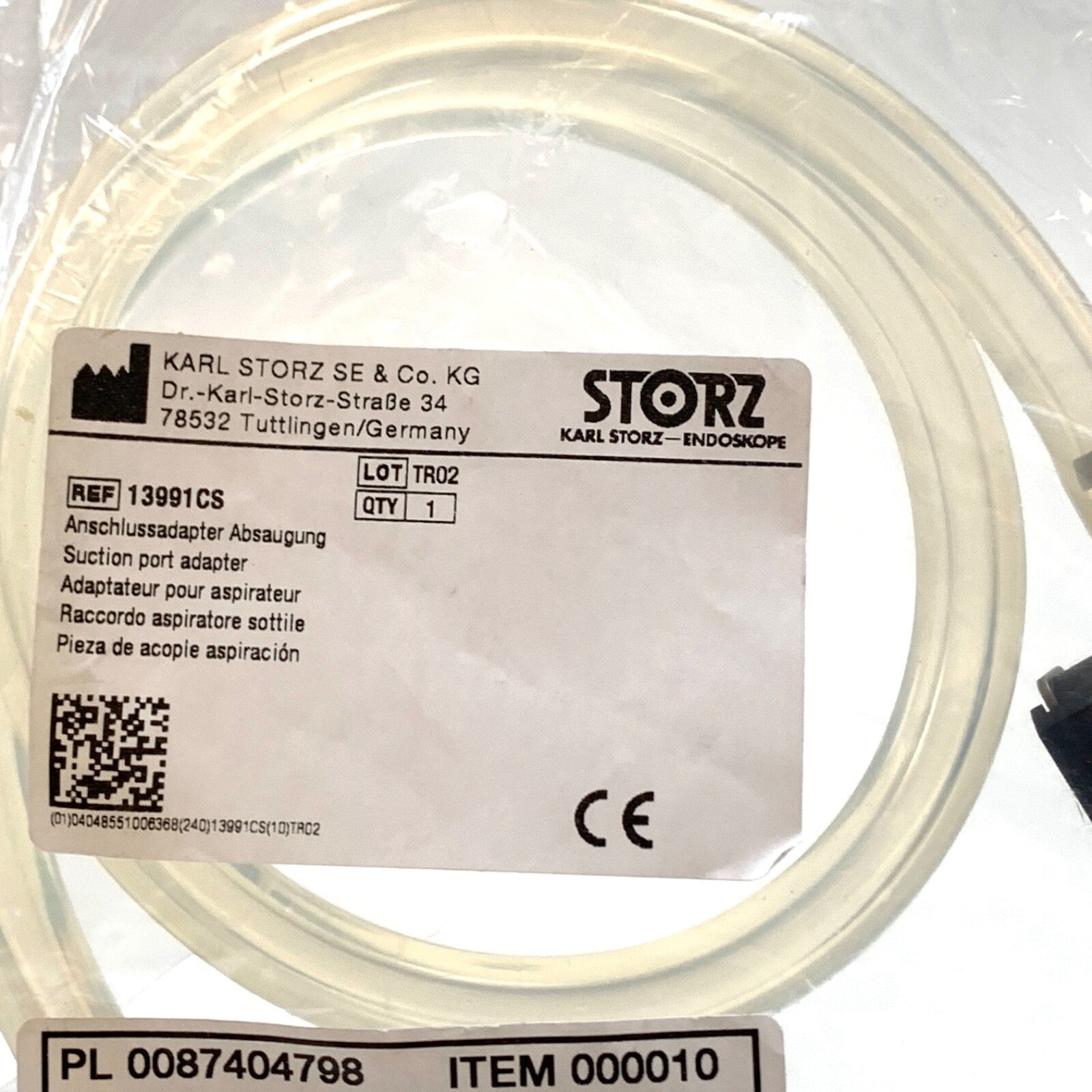 Karl Storz REF 13991CS, Suction Port Adapter