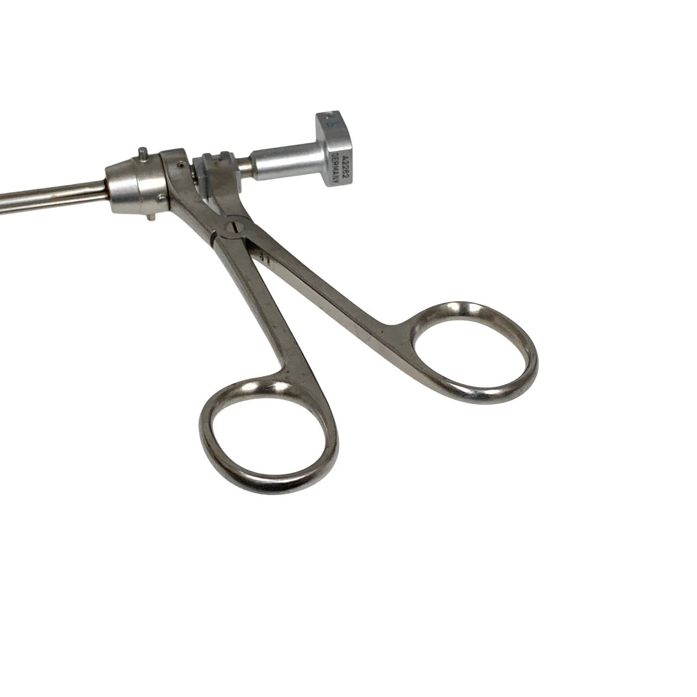 OLYMPUS REF A2262, RIGID OPTICAL 12 DEGREE STONE GRASPING FORCEPS